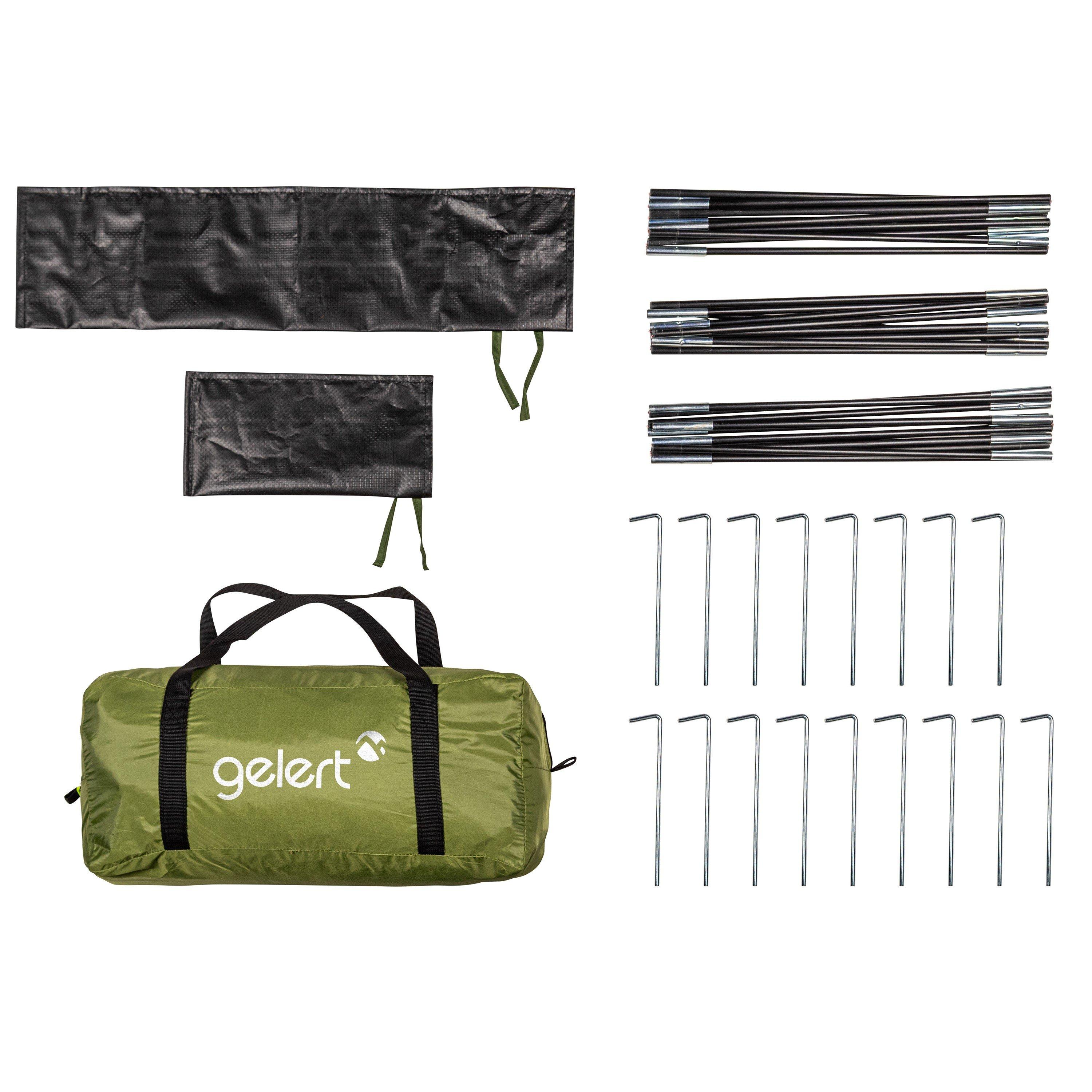 Green - Gelert - Rocky 4 Person Dome Tent - 9