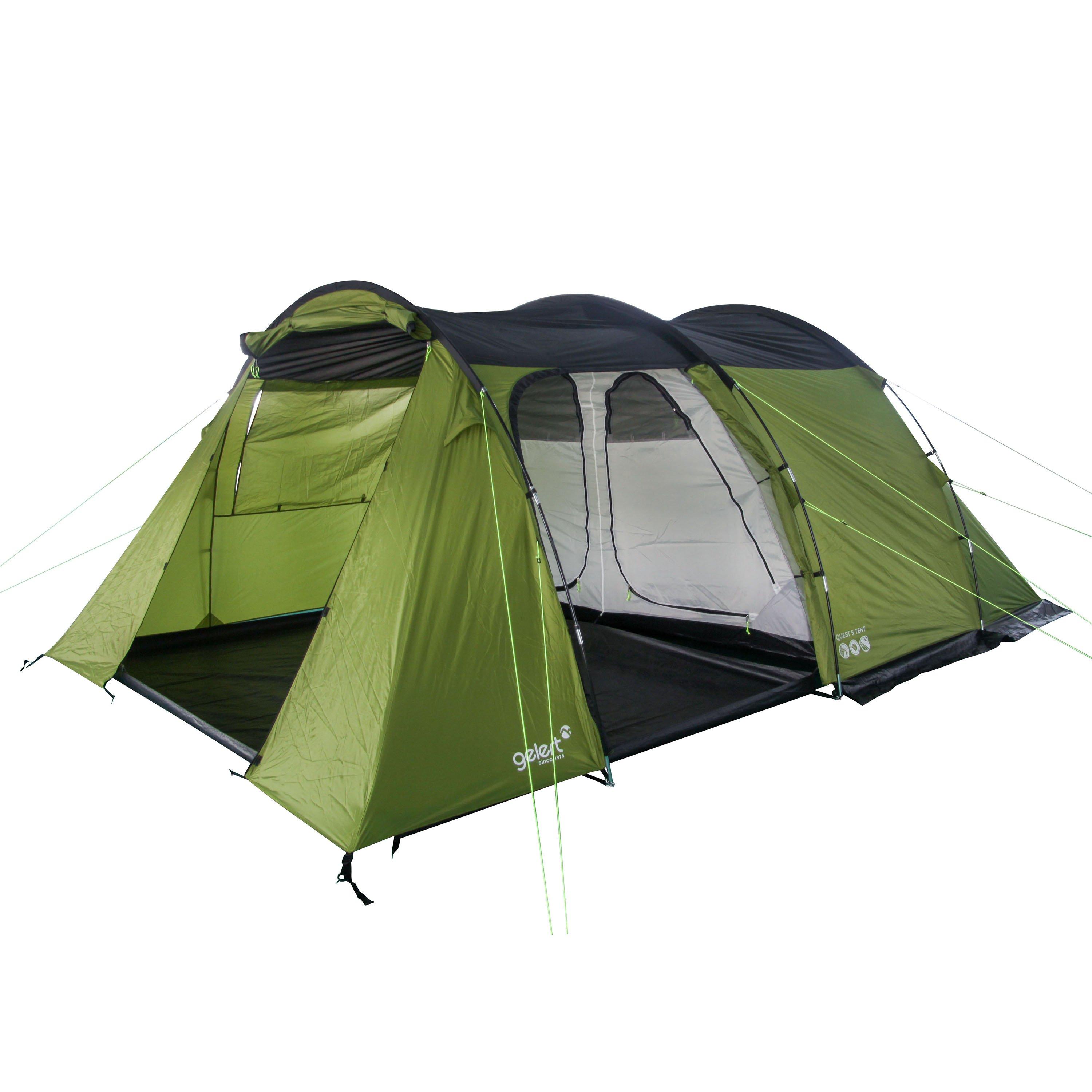 Green/Black - Gelert - Quest 5 Tent - 1