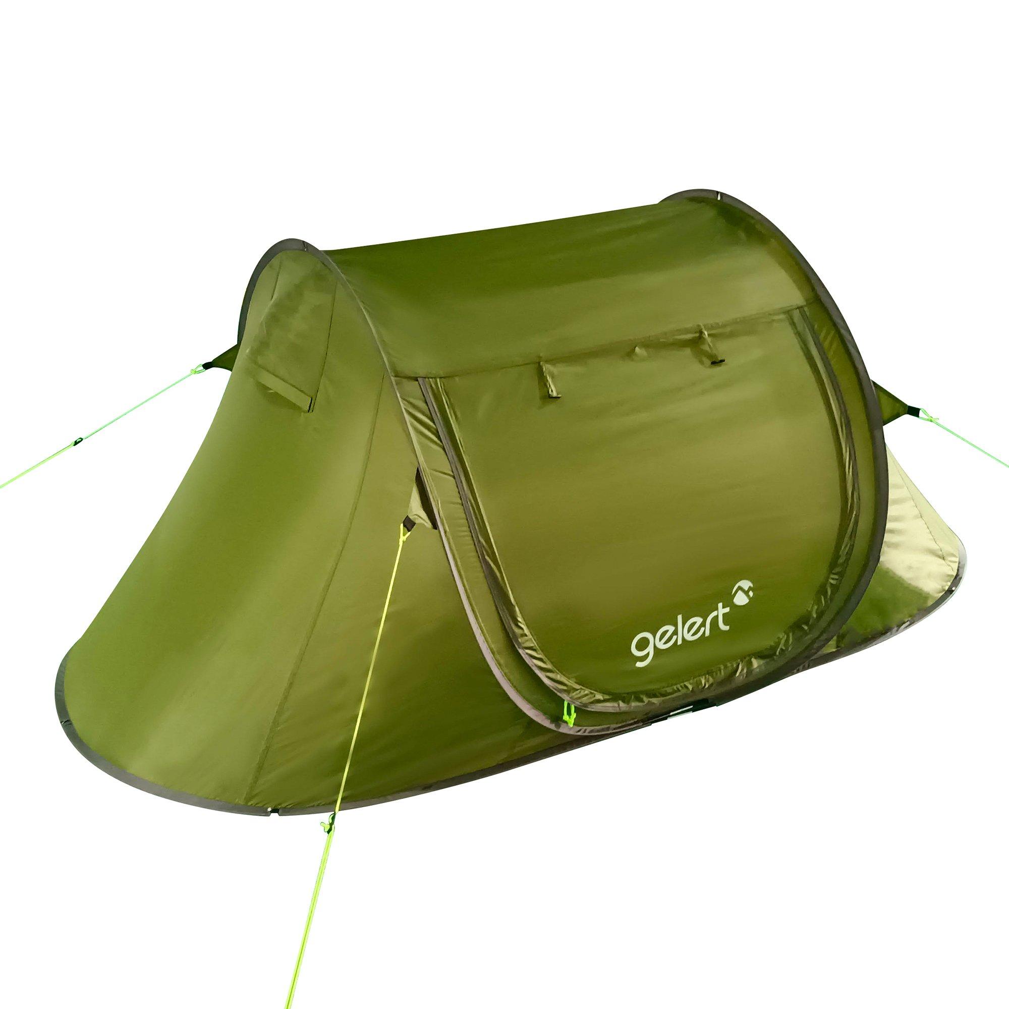 Gelert  2 Person Pop Up Tent - Green
