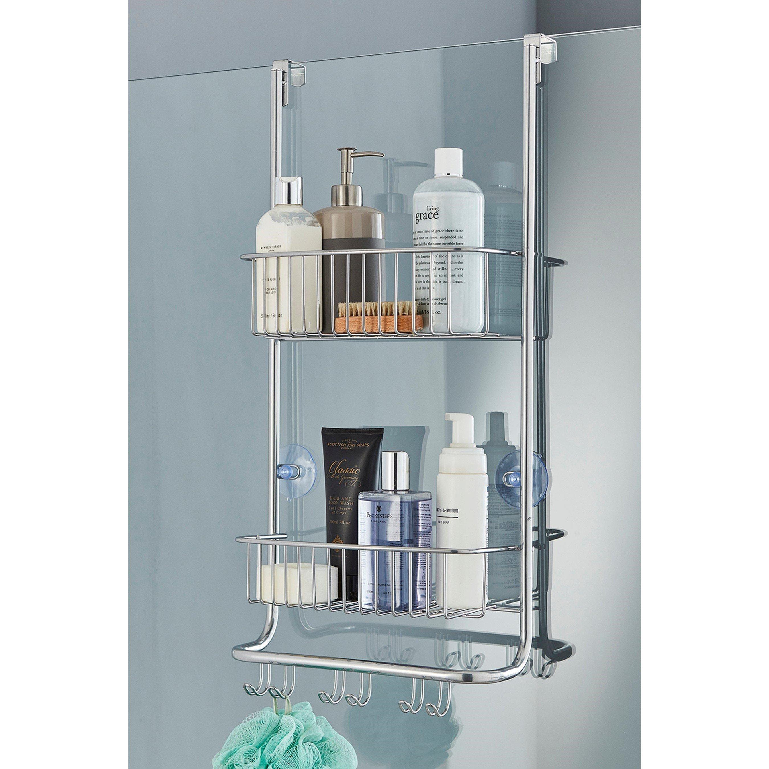No Colour - House of Home - Over Door Metal Shower Caddy