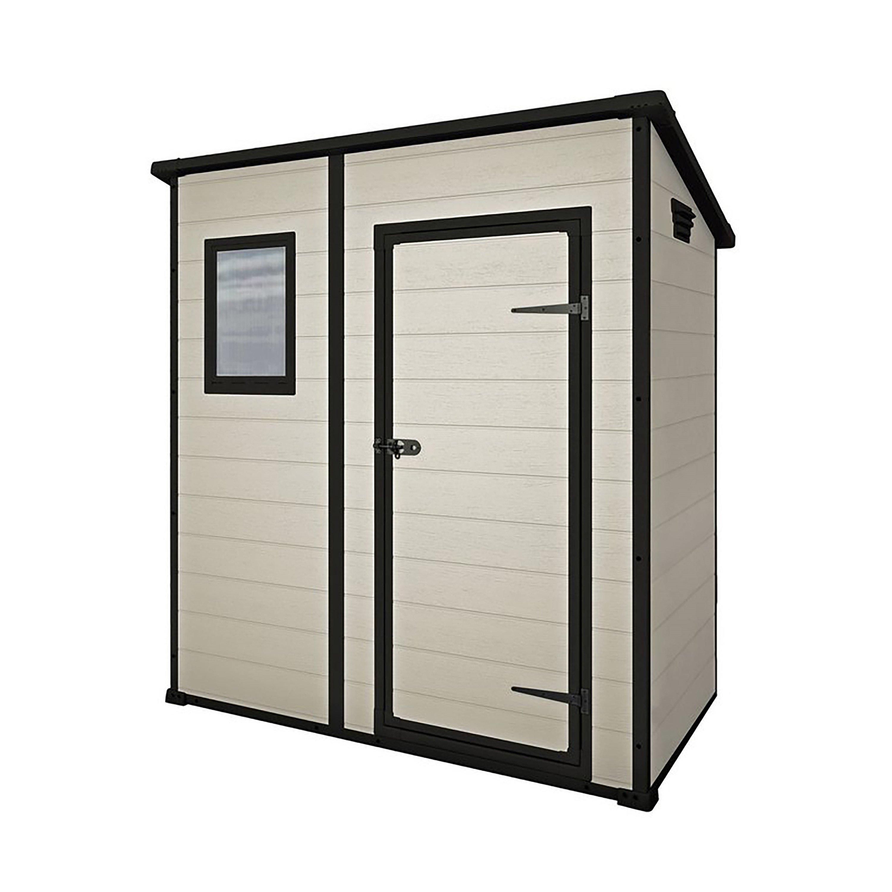 Natural - Keter - Manor 6 x 4 Pent Shed - 1
