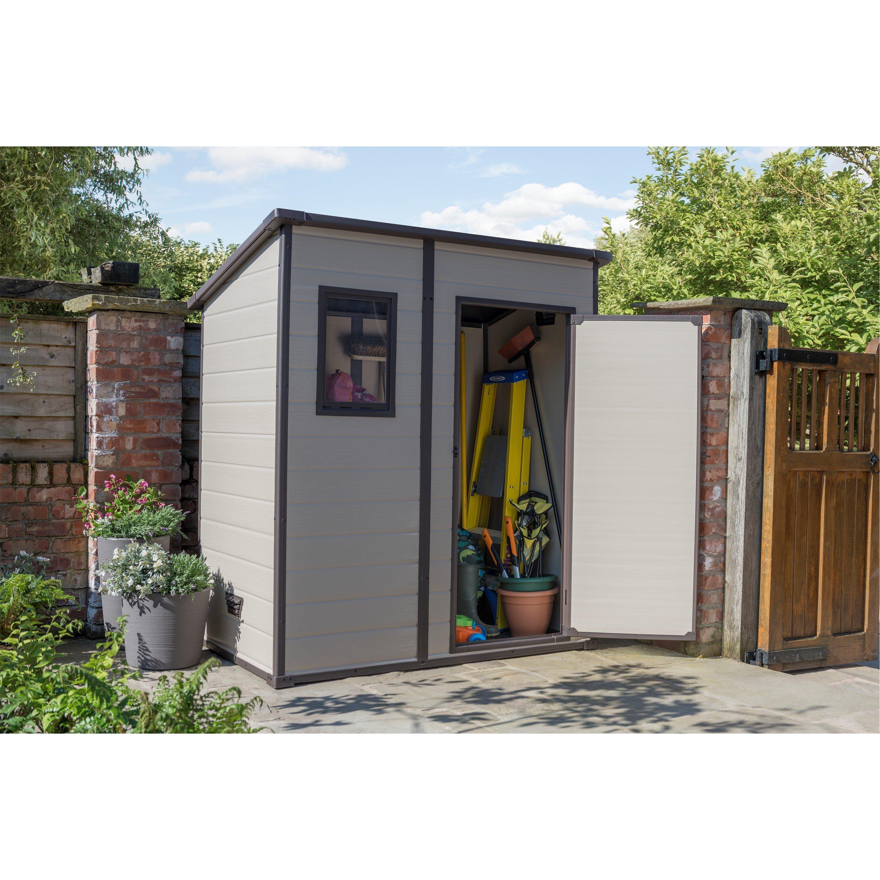 Natural - Keter - Manor 6 x 4 Pent Shed - 2