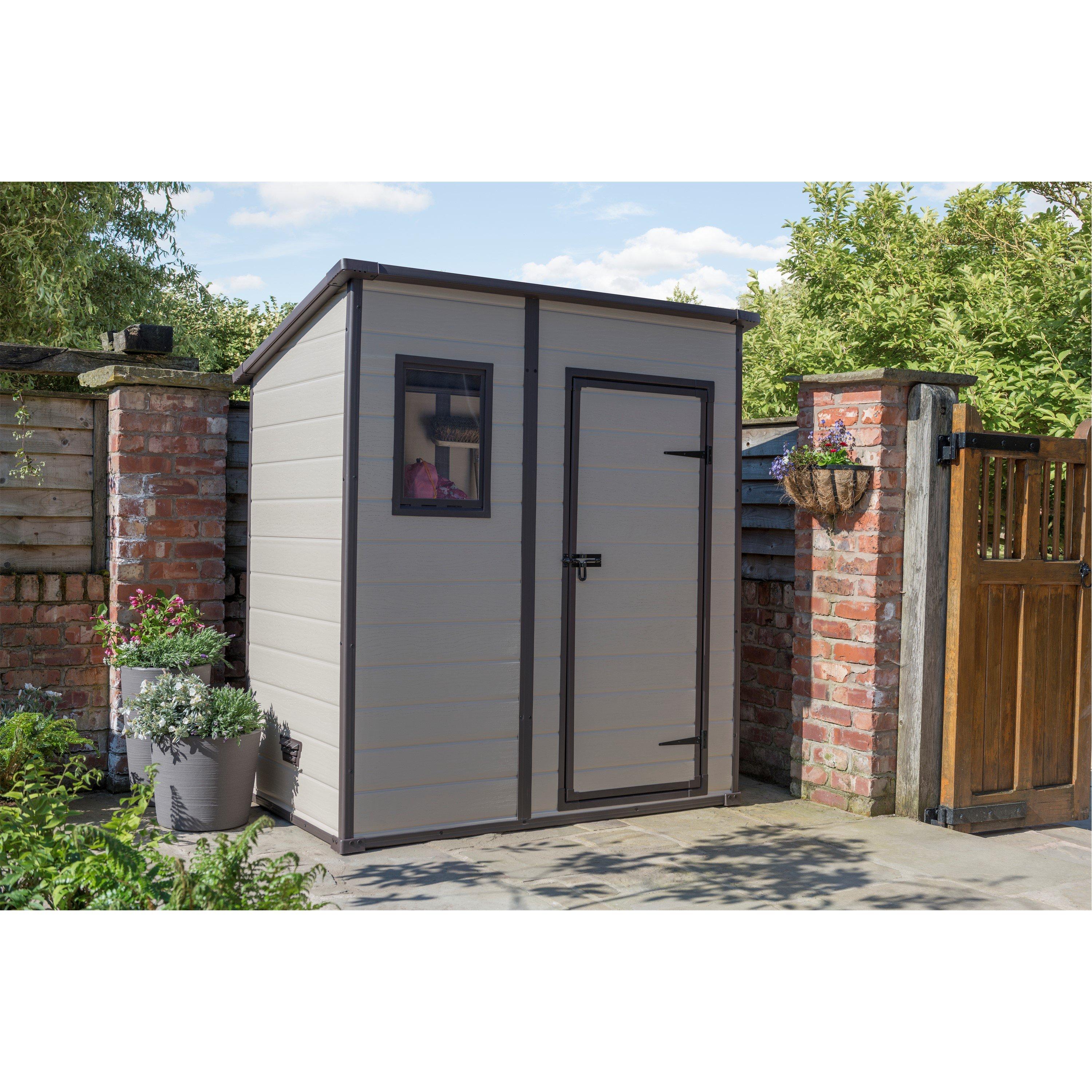 Natural - Keter - Manor 6 x 4 Pent Shed - 7