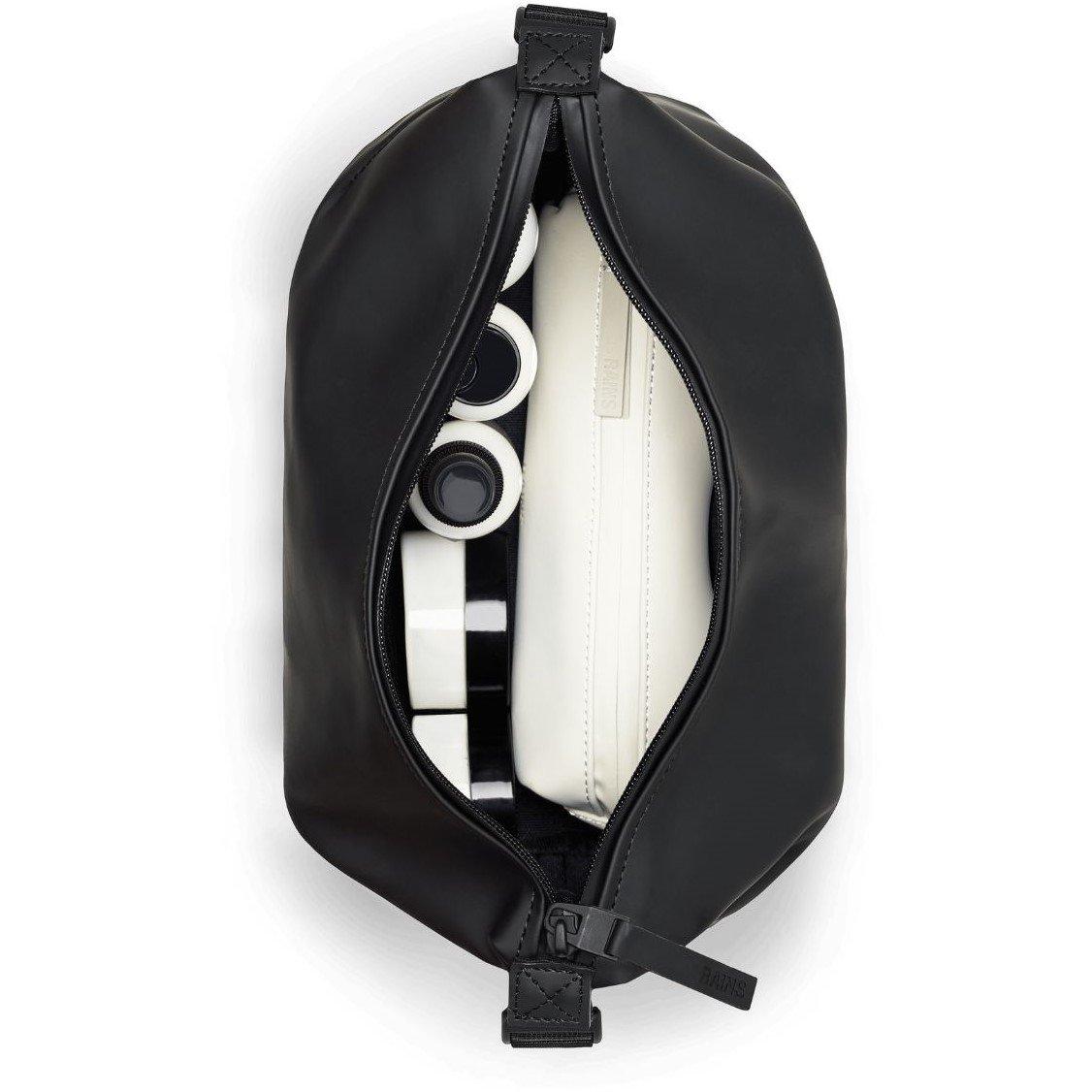 Black 01 - Rains - Hilo Wash Bag - 2
