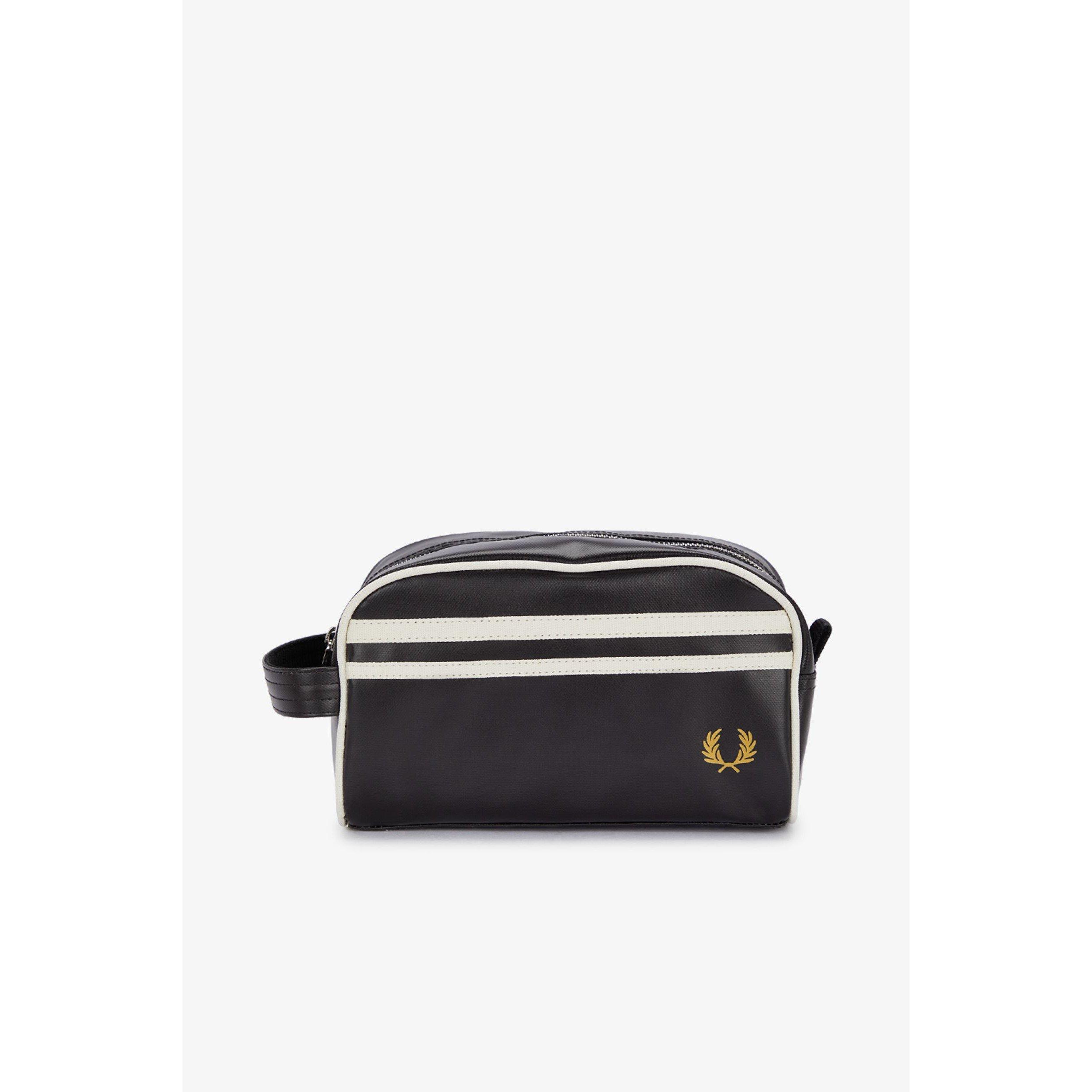 Black/Ecru D57 - Fred Perry - Unisex Adults 54 Wash Bag - 1