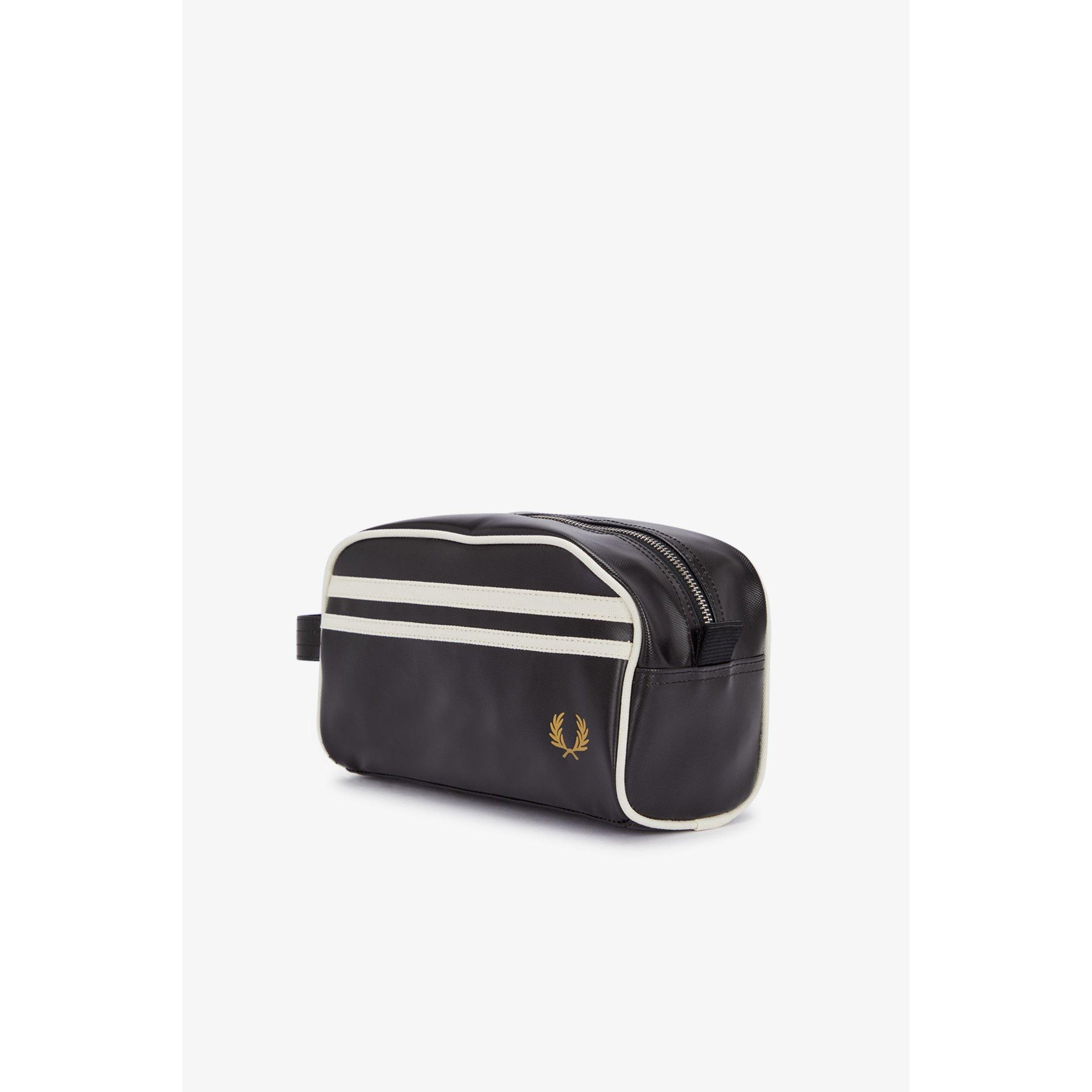 Blk/Ecru D57 - Fred Perry - Adults 54 Wash Bag - 3