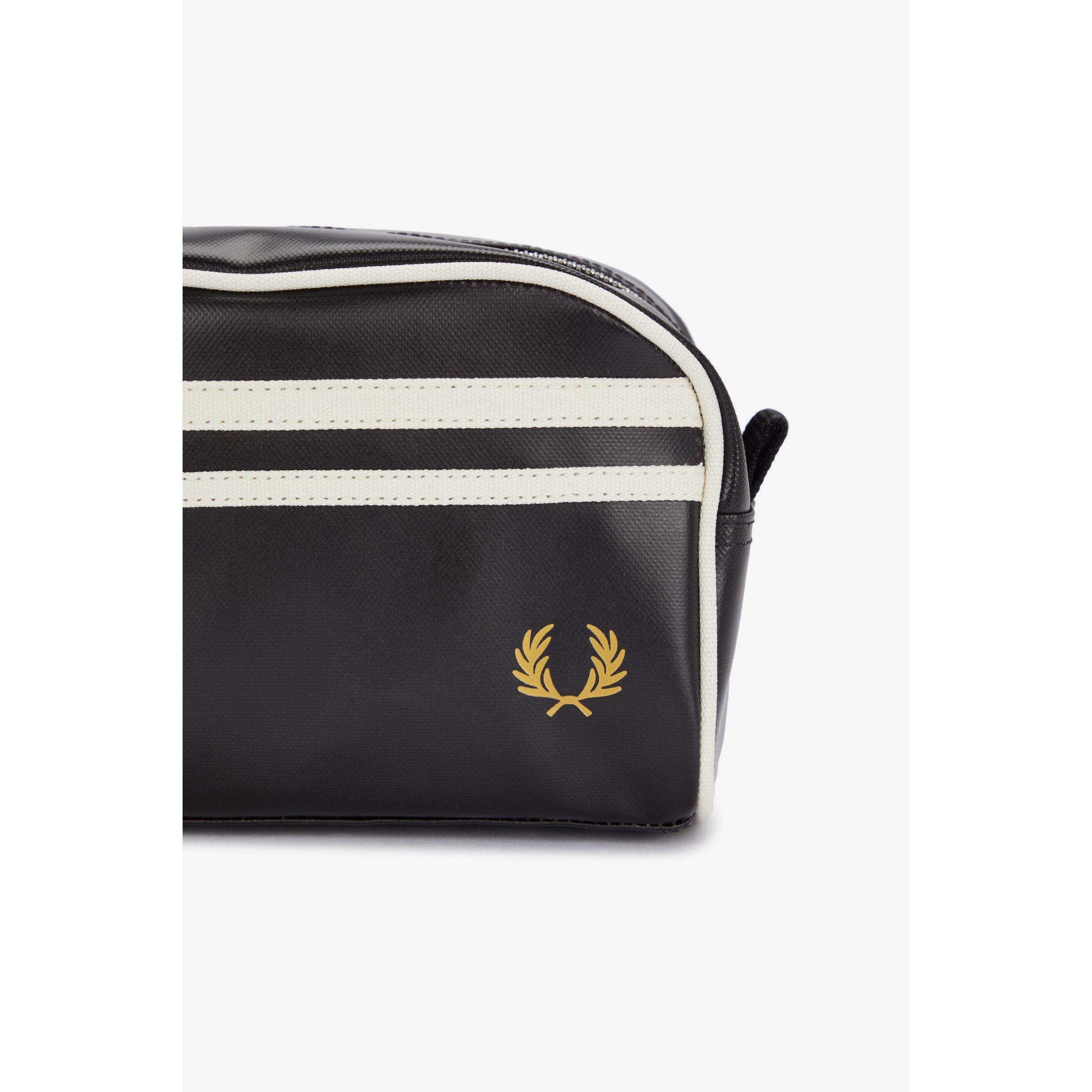 Blk/Ecru D57 - Fred Perry - Adults 54 Wash Bag - 4