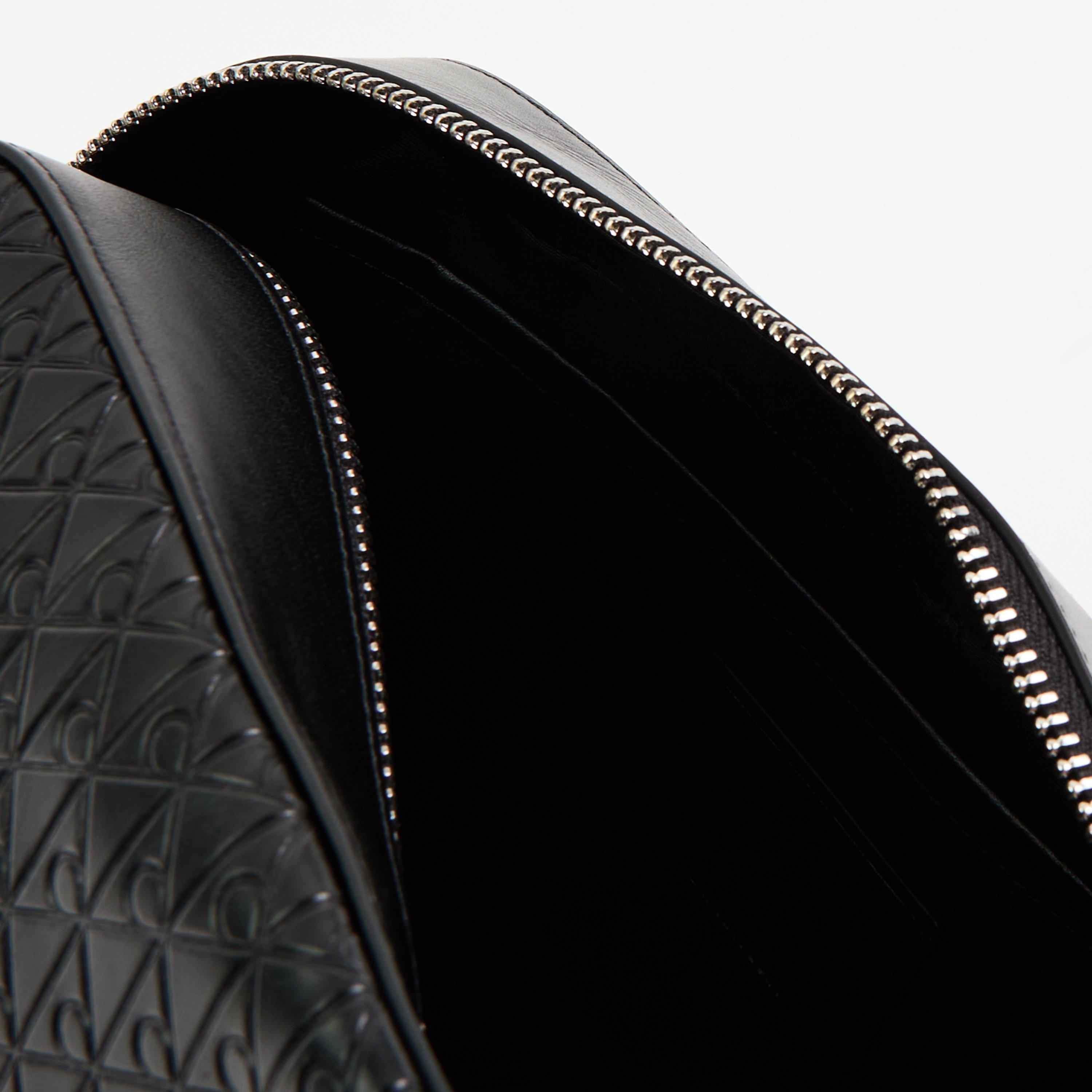 Black - Calvin Klein - Emblem Emboss Washbag - 4