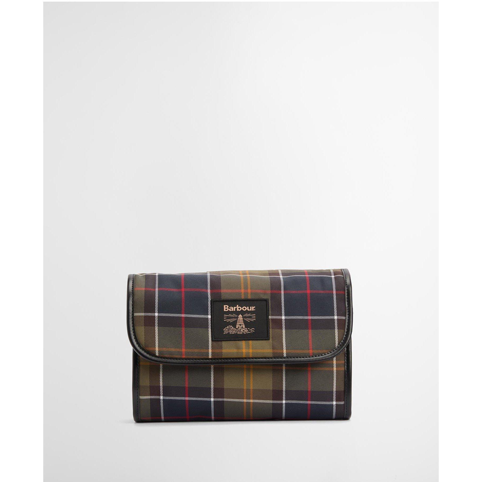 Classic/Beacon - Barbour - Men's Tartan Hanging Wash Bag - 1