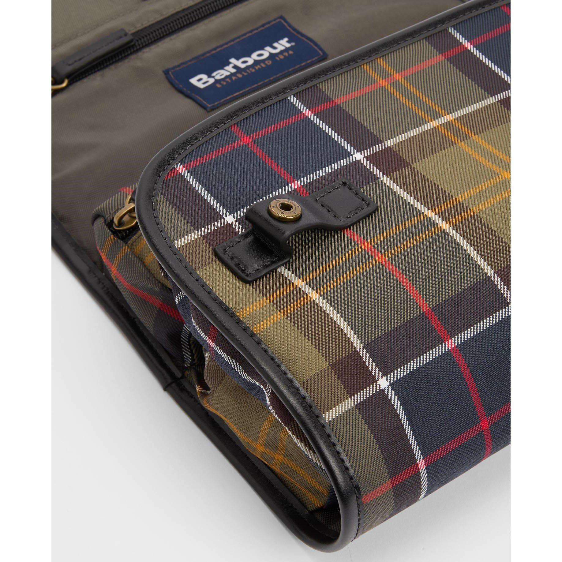 Classic/Beacon - Barbour - Men's Tartan Hanging Wash Bag - 3
