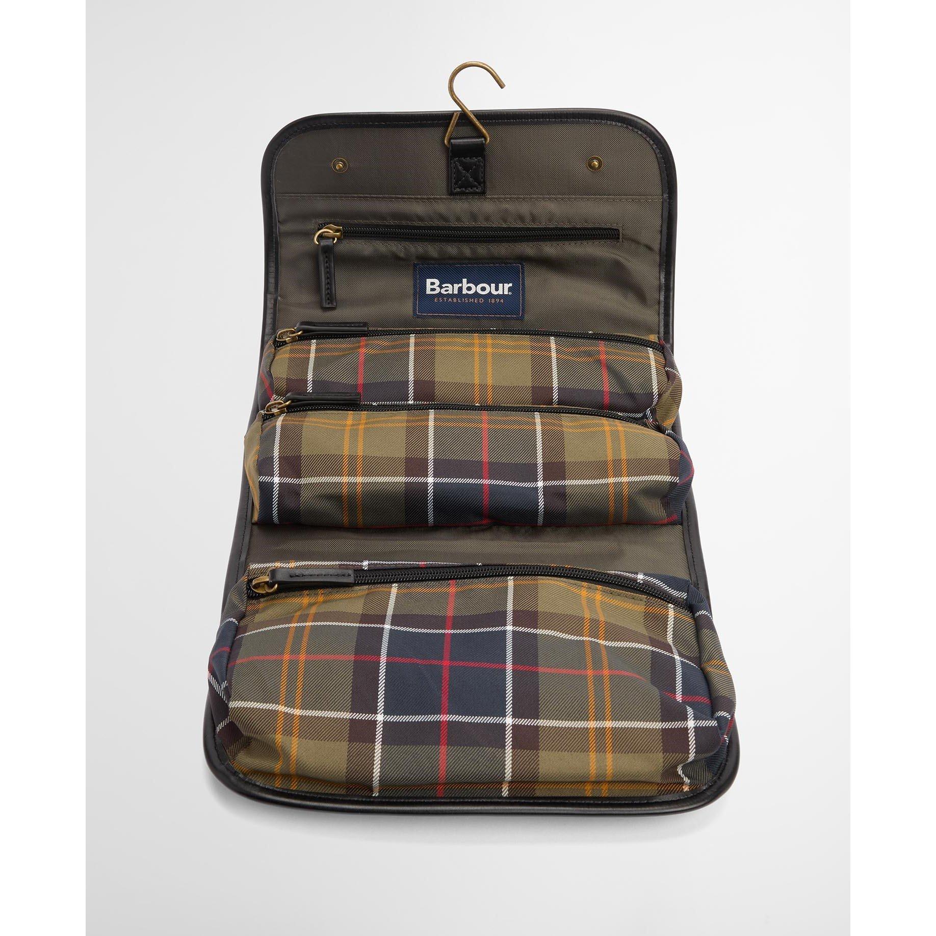 Classic/Beacon - Barbour - Men's Tartan Hanging Wash Bag - 4