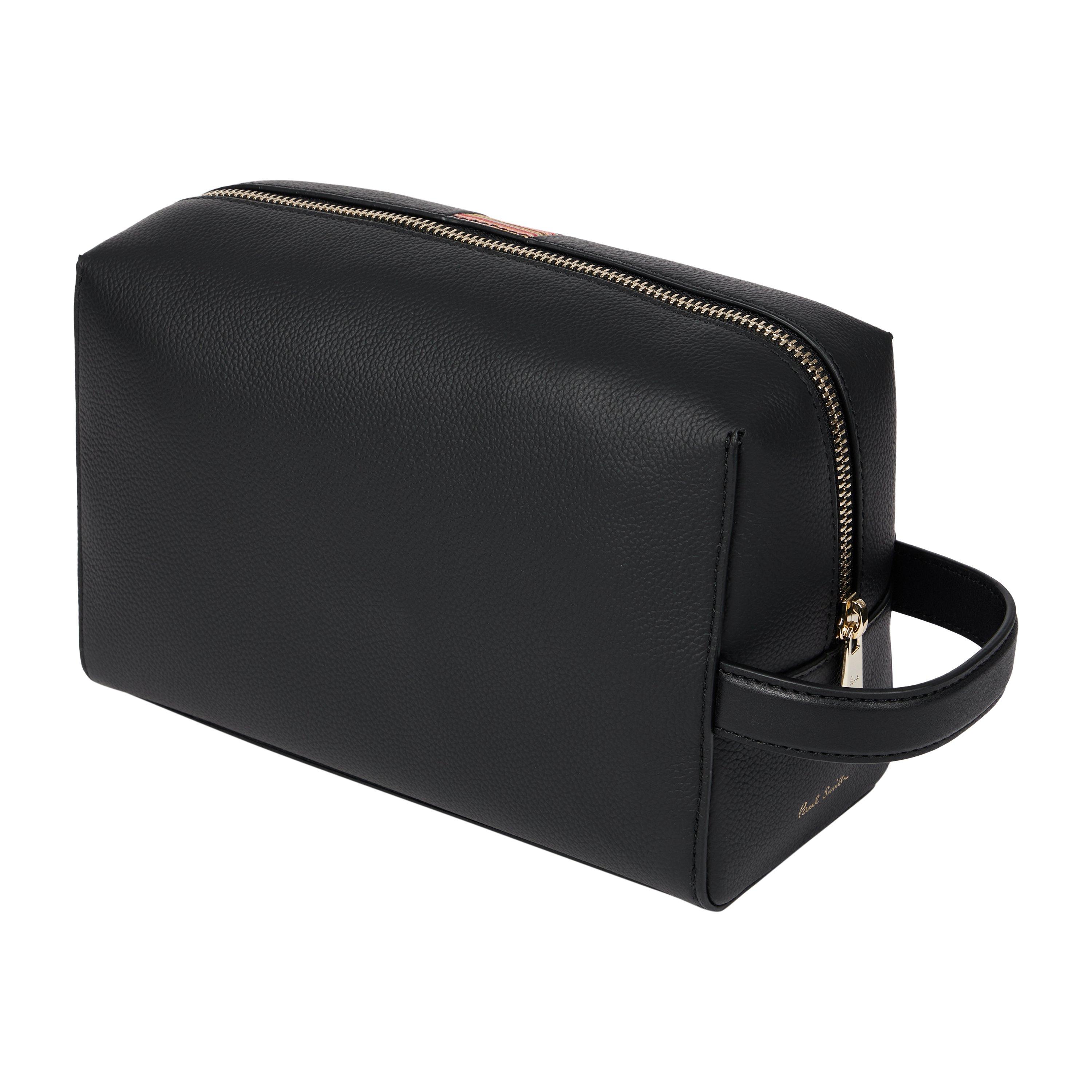 Black - Paul Smith - Leather Washbag - 2