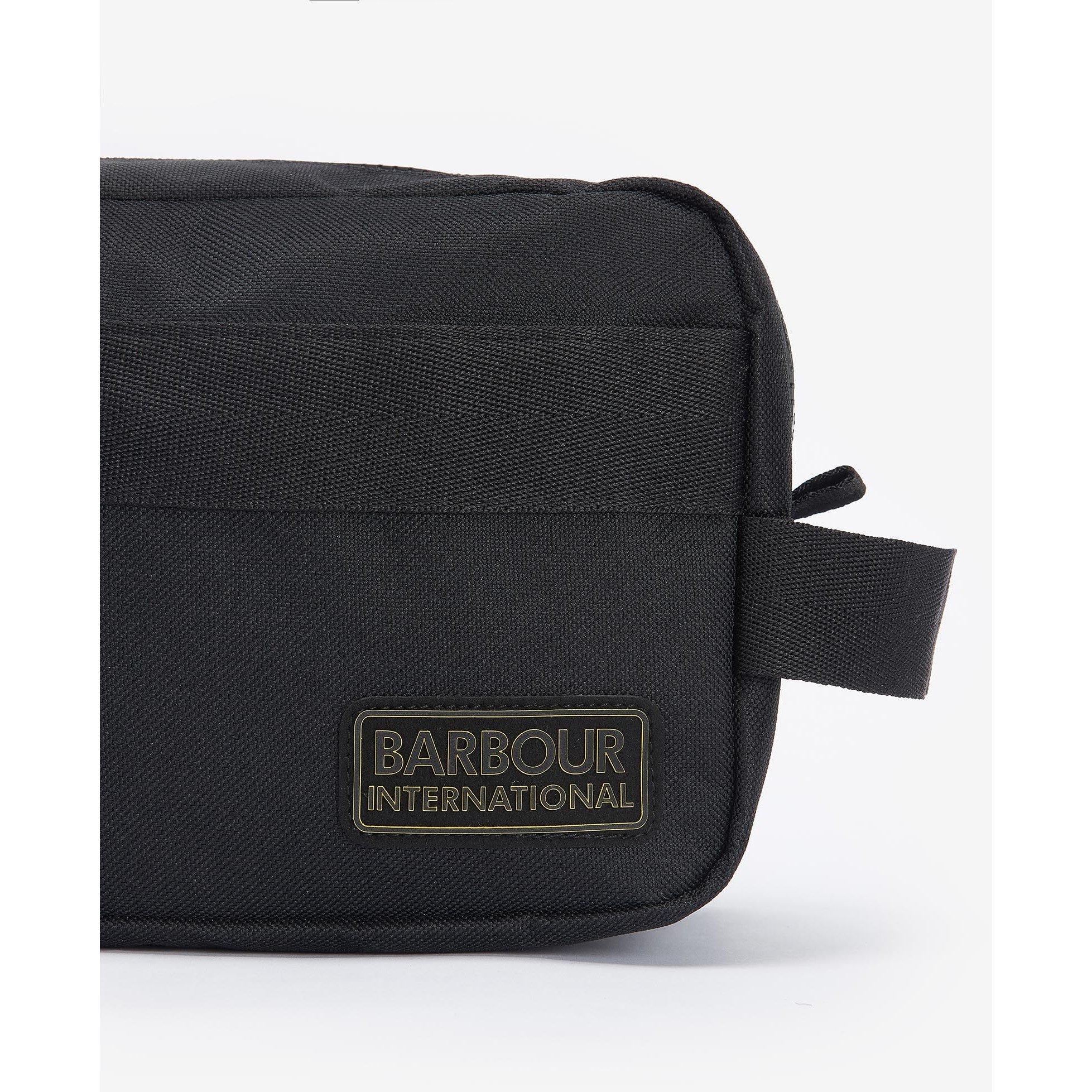 Black BK11 - Barbour International - Knockhill Essential Washbag - 2