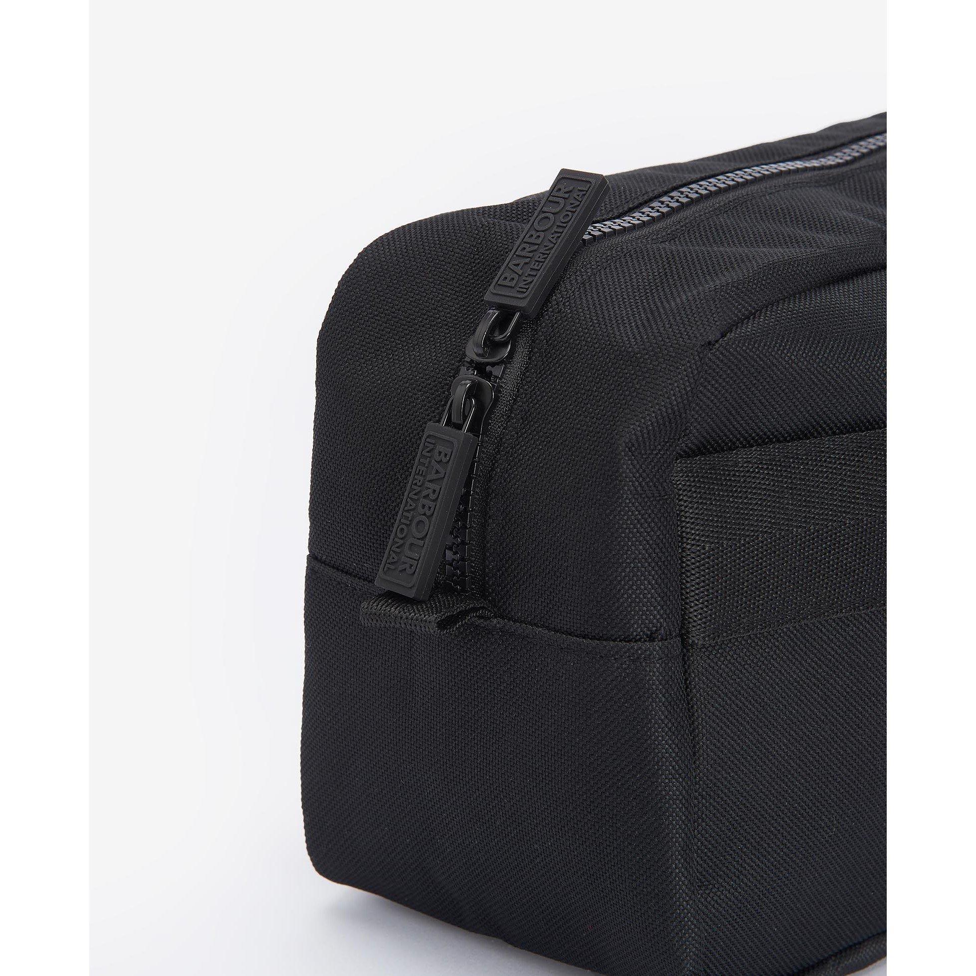 Black BK11 - Barbour International - Knockhill Essential Washbag - 3