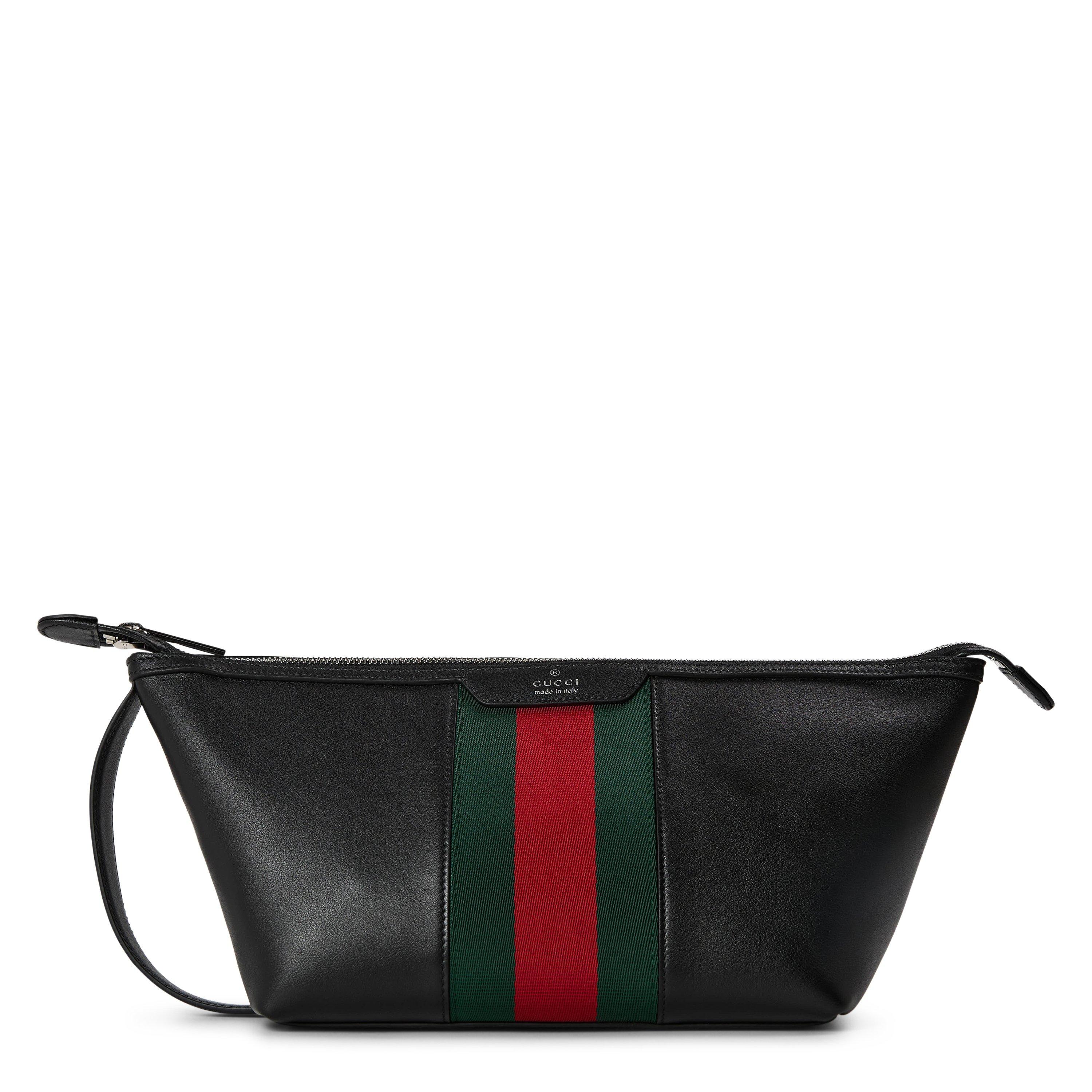 Black - Gucci - Gucci Web Wash Bag Sn63 - 1
