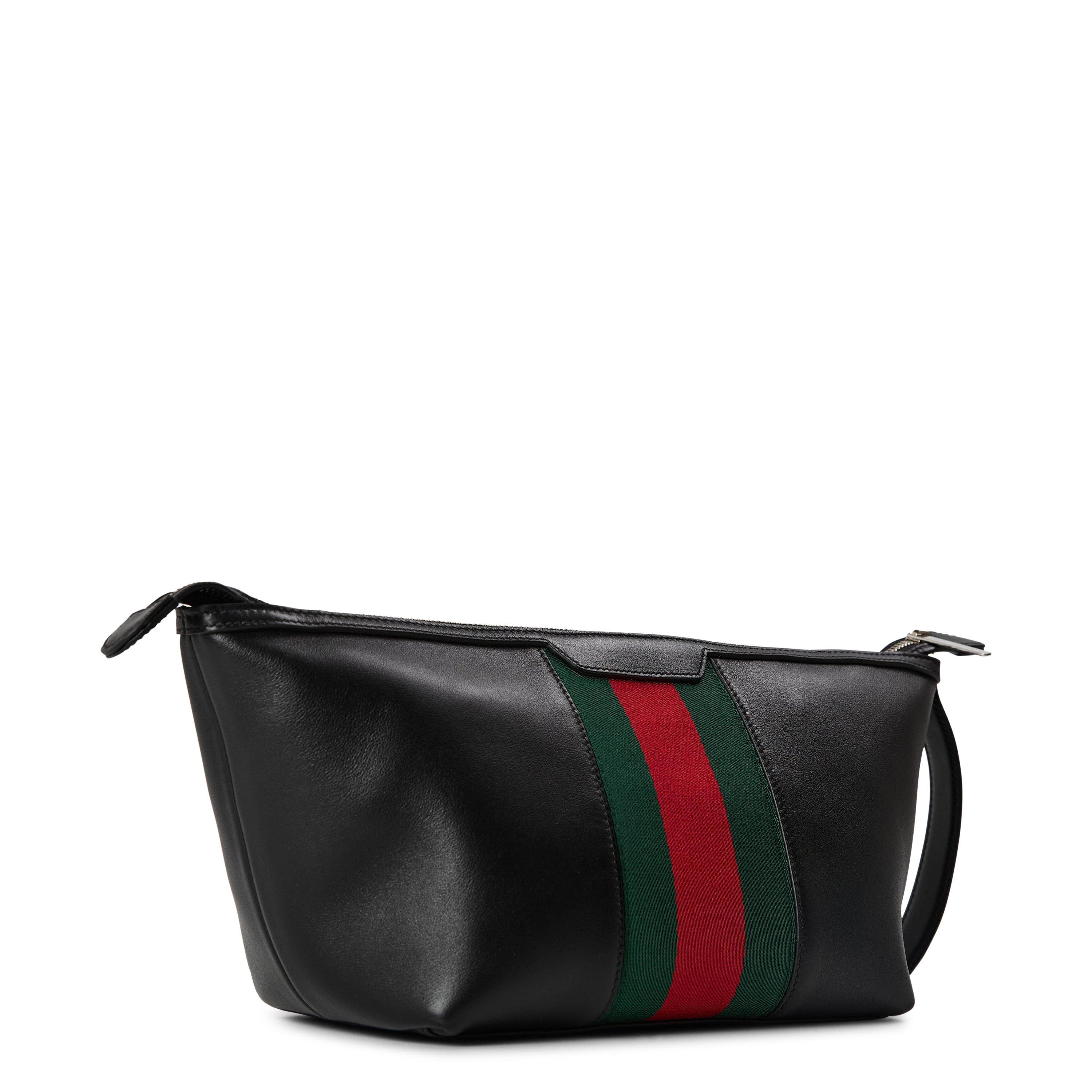 Black - Gucci - Gucci Web Wash Bag Sn63 - 2