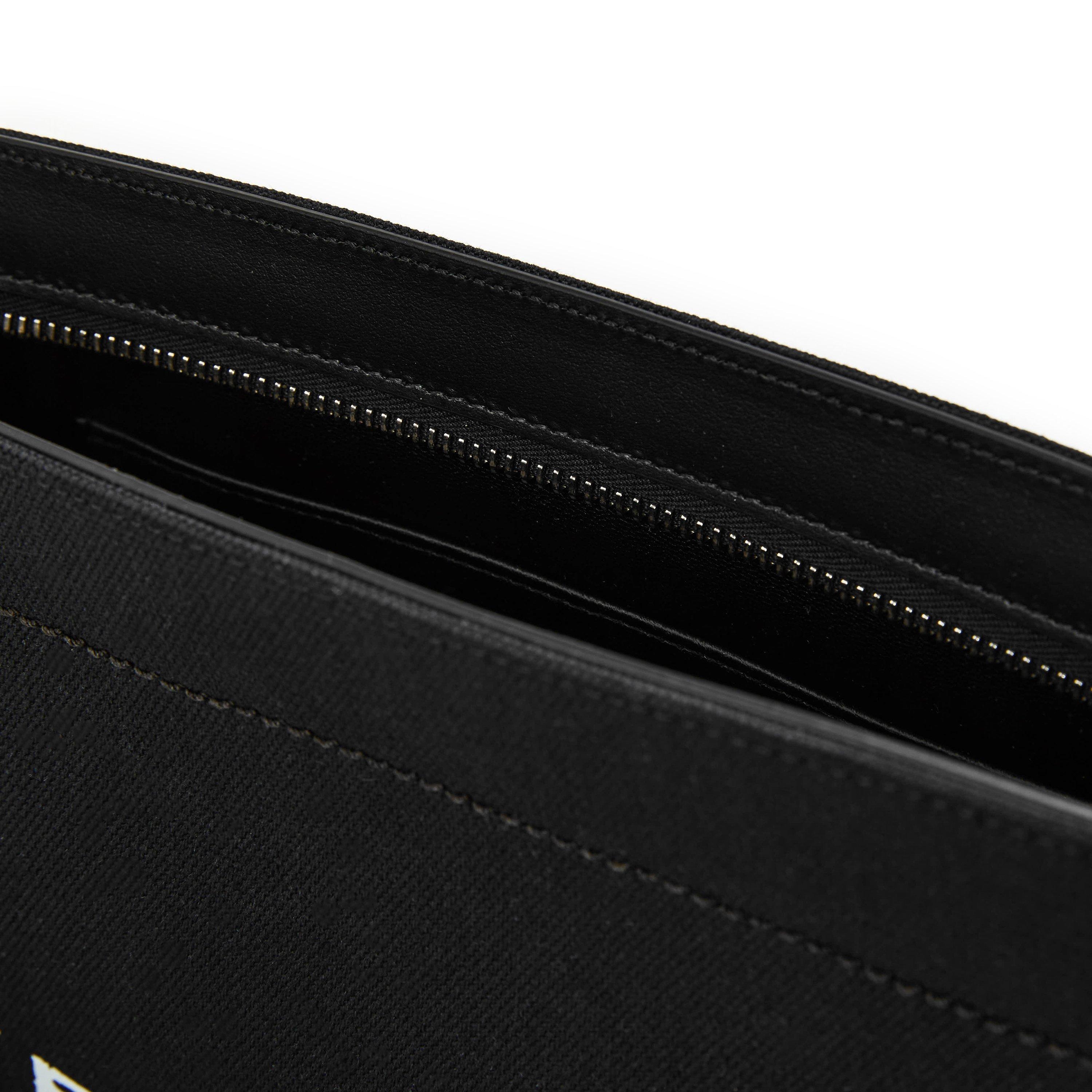 Black - GIVENCHY - Men's Canvas Wash Bag - 5