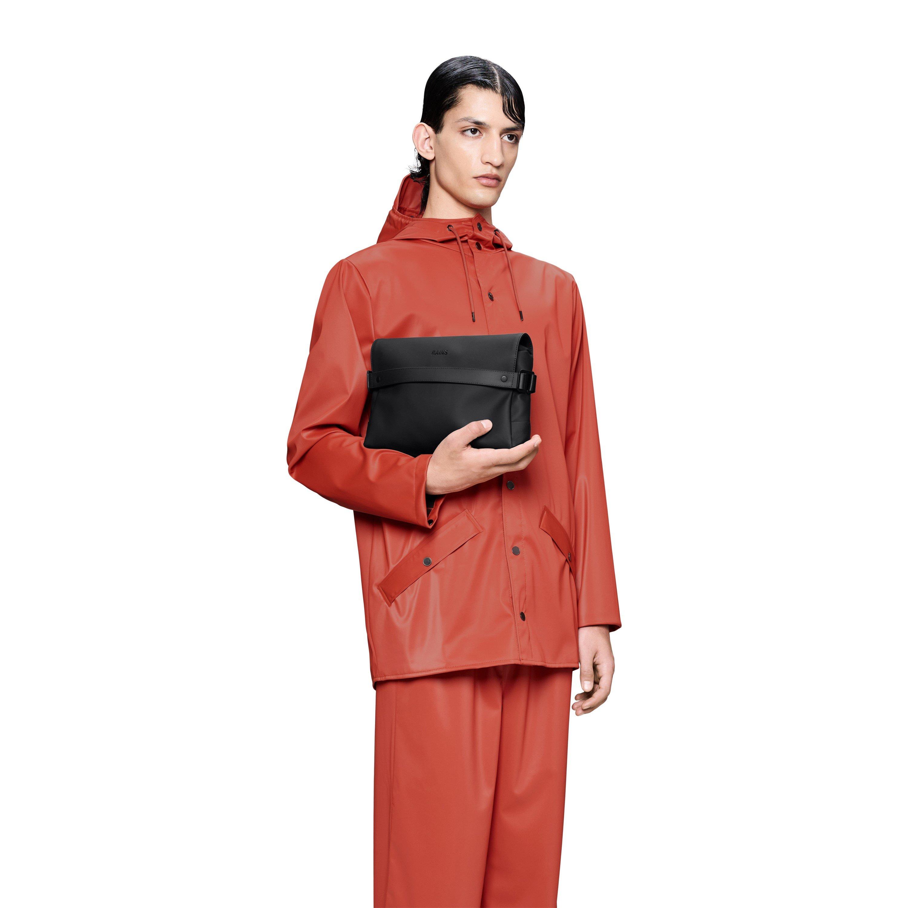 Black 01 - Rains - OTG Wash Bag - 5