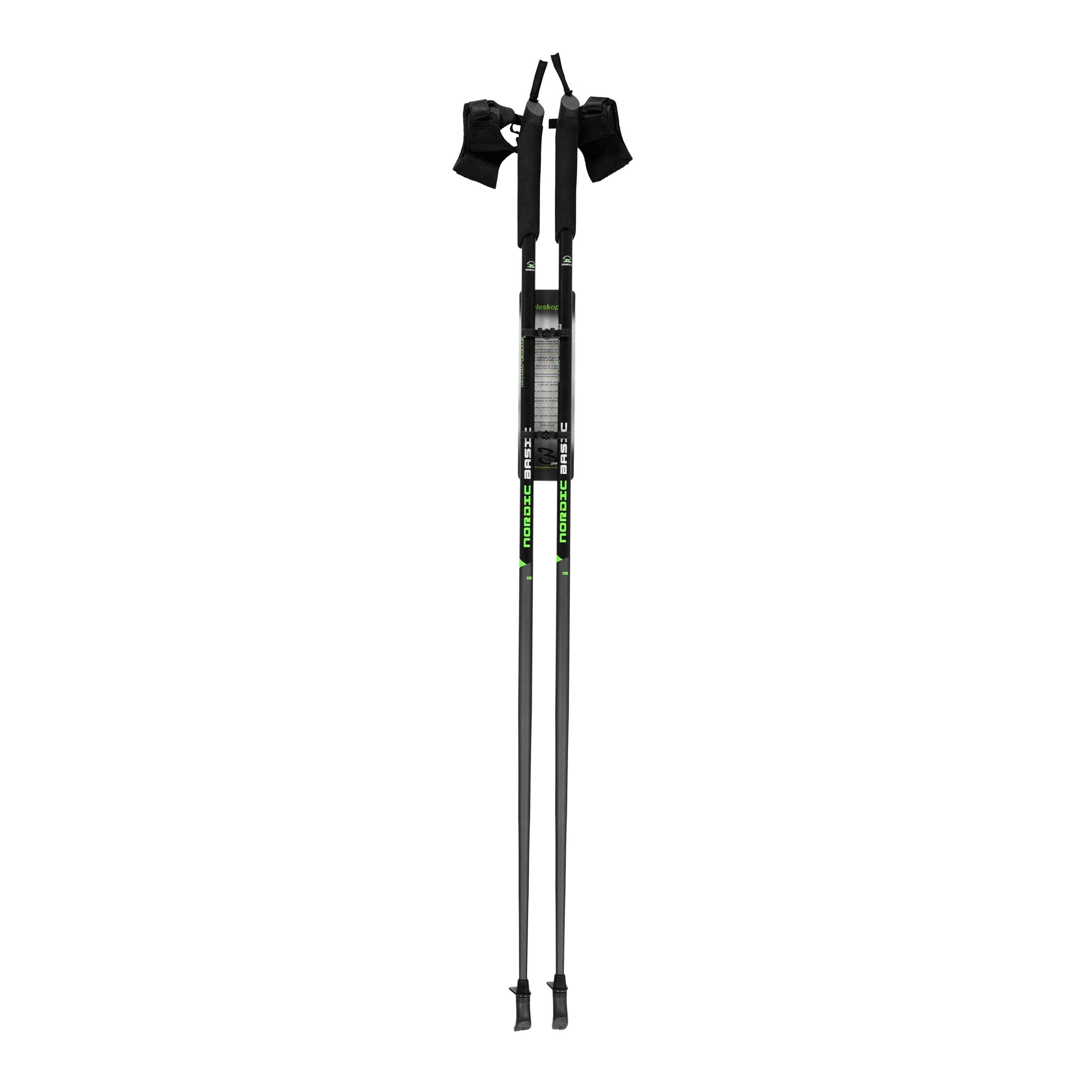 Black/Green - Komperdell - Balance Walking Poles - 3