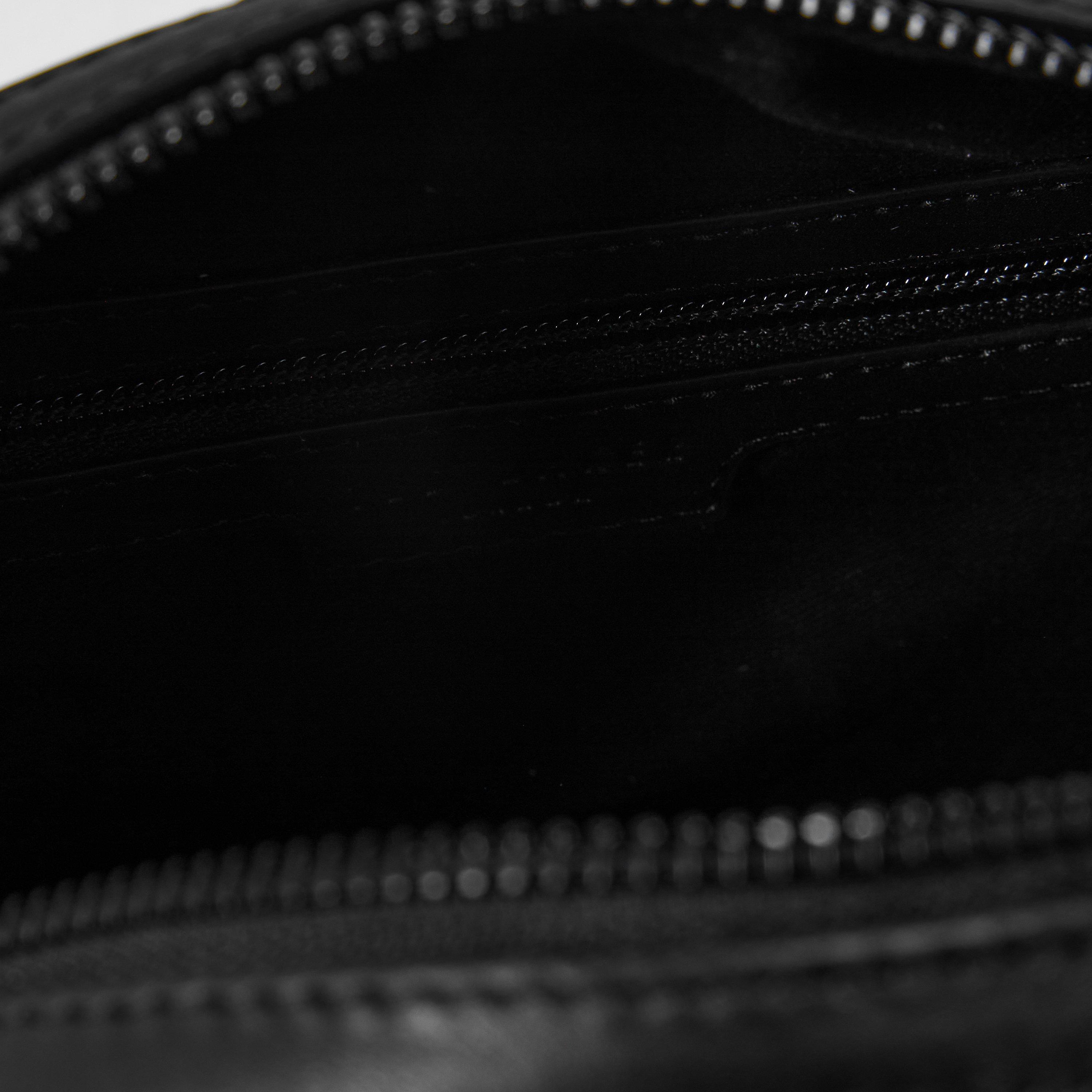 Schwarz - Ted Baker - Men's Leather Wash Bag - 4