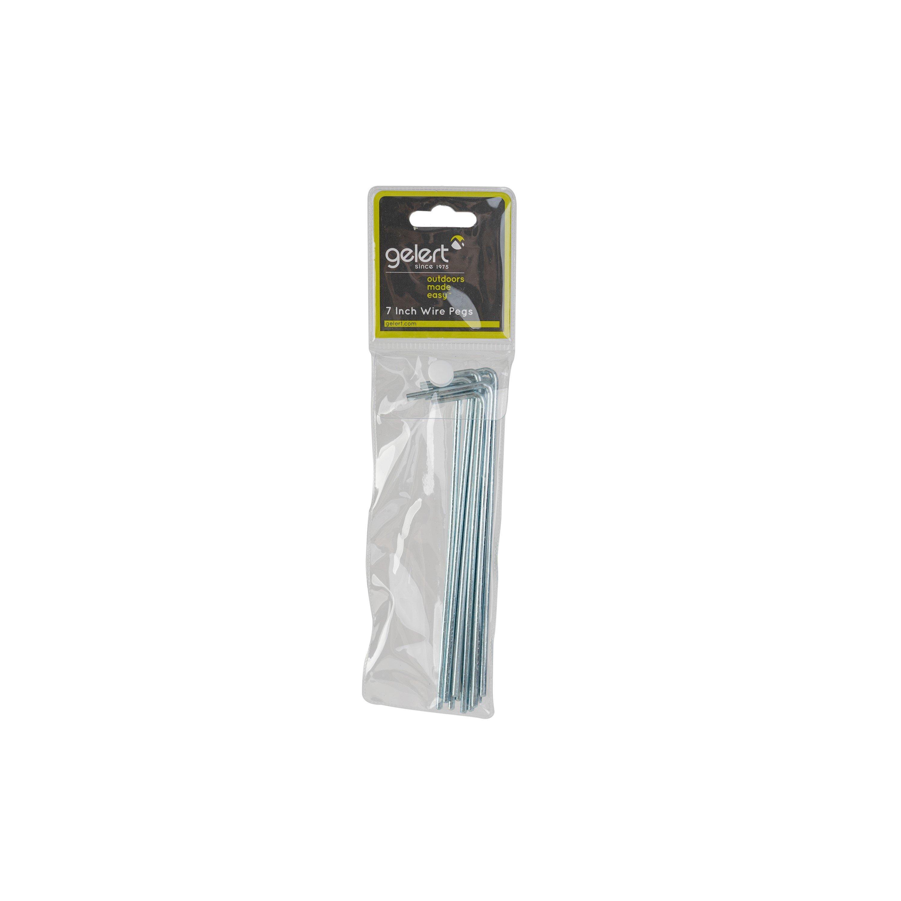 - - Gelert - 7 inch Wire Pegs - 4