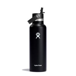 Hydro Flask Standard Mouth Water Bottle 621 ml (21 oz) with Flex Straw Cap