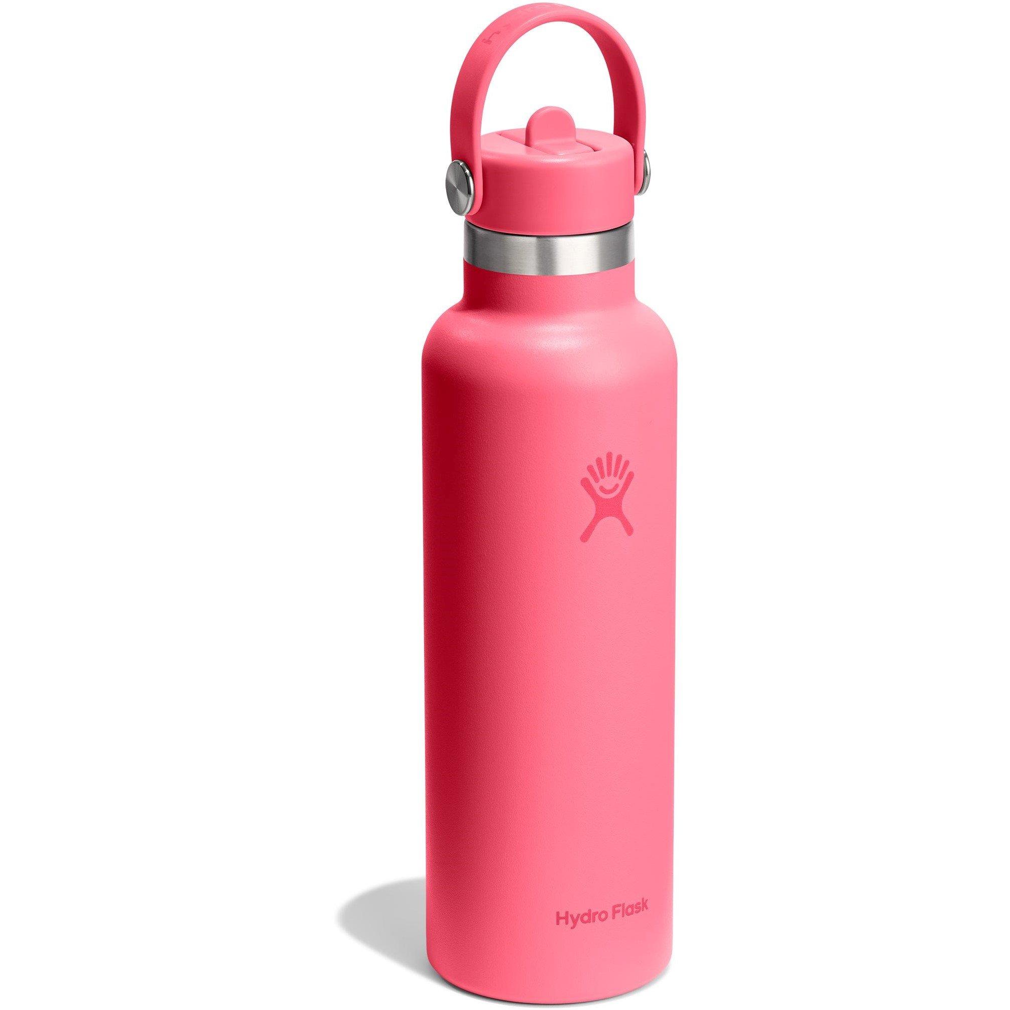 Popster Pink - Hydro Flask - Standard Mouth Water Bottle 621 ml (21 oz) with Flex Straw Cap - 2