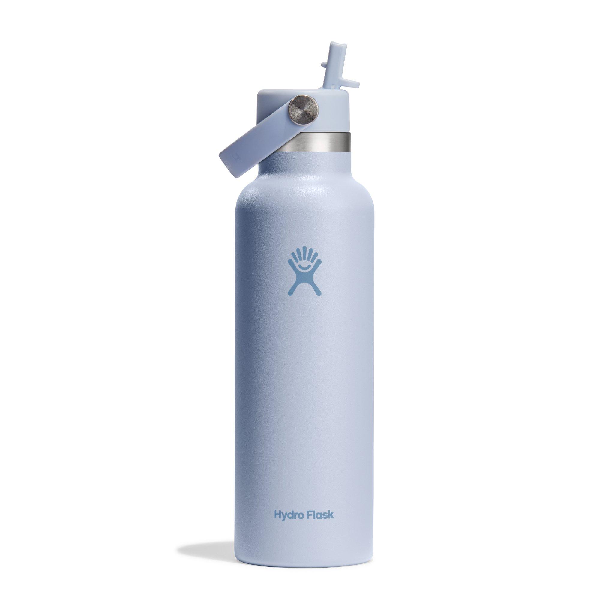Hydro Flask  Standard Mouth Water Bottle 621 Ml (21 Oz) With Flex Straw Cap - Surf