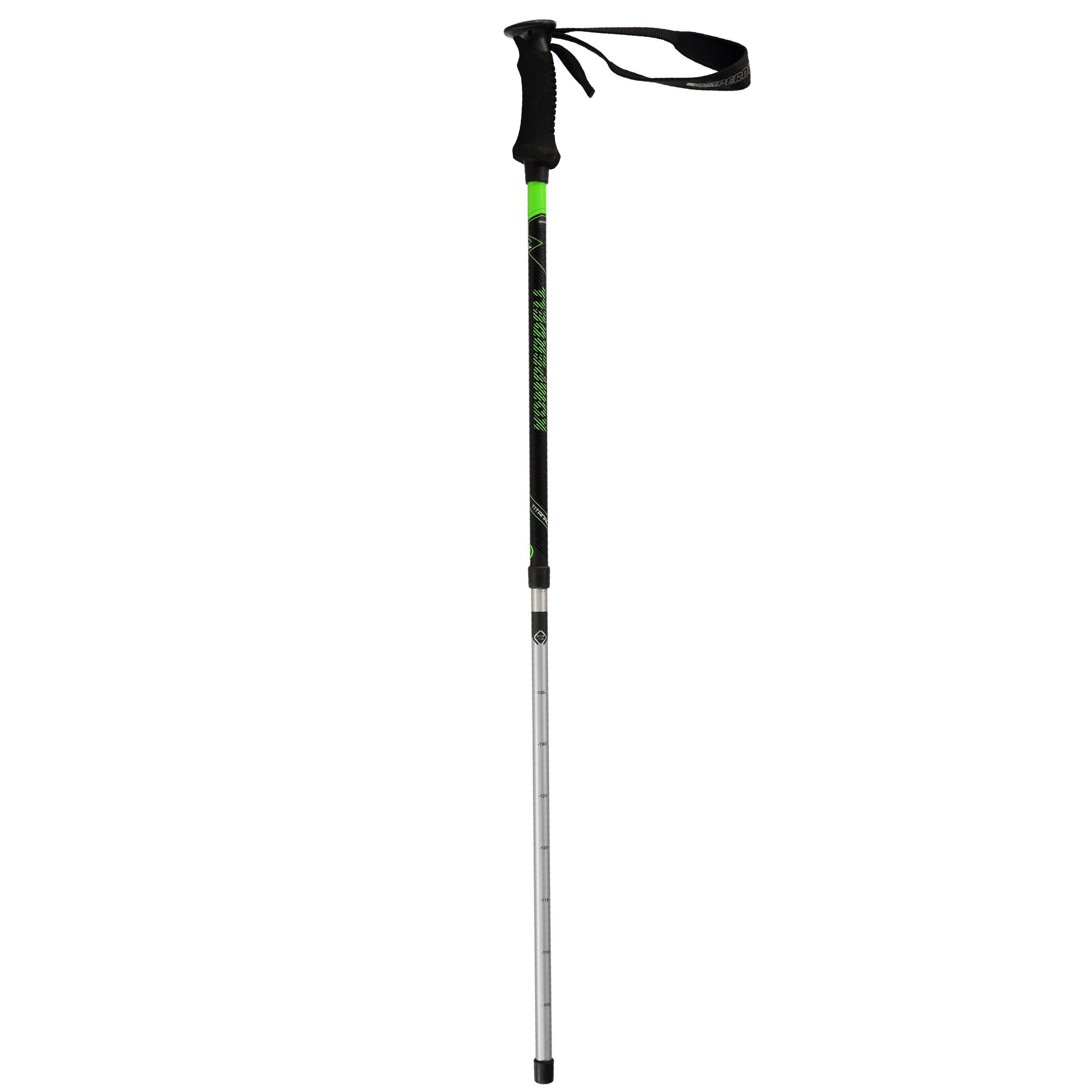 Black/Green - Komperdell - Titan TL Walking Poles Mens - 3