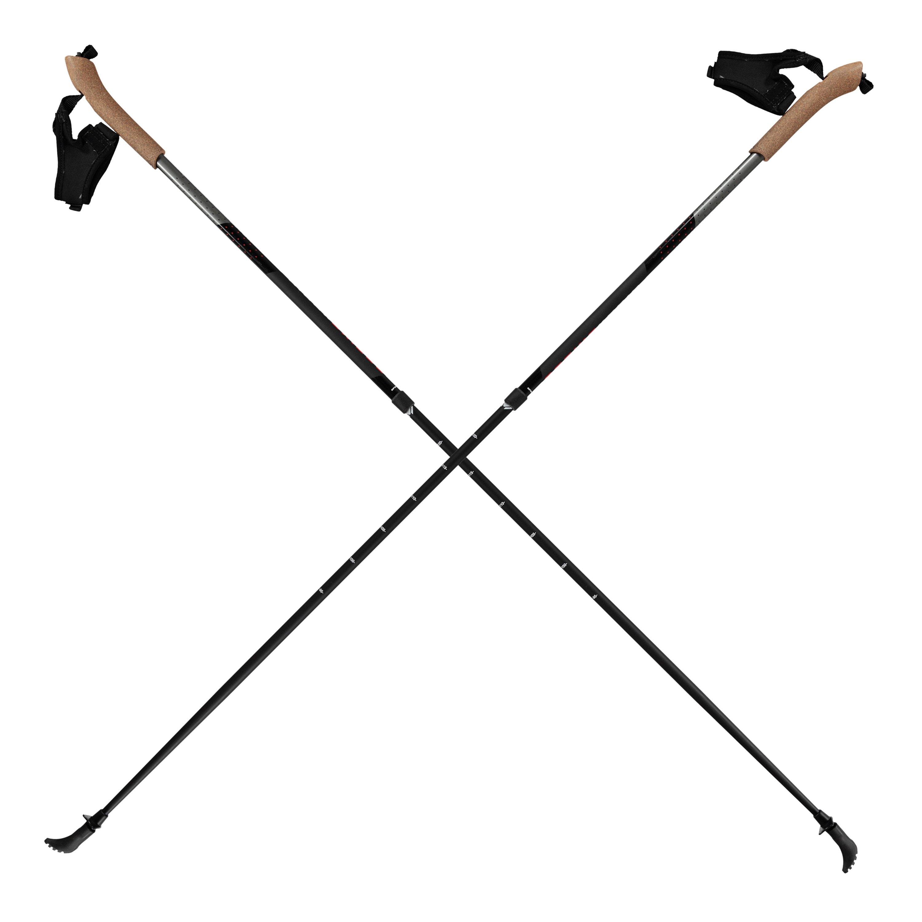 Black - Komperdell - Vario Walking Poles - 1