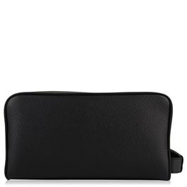 Tom Ford Grain Leather Double Zip Wash Bag