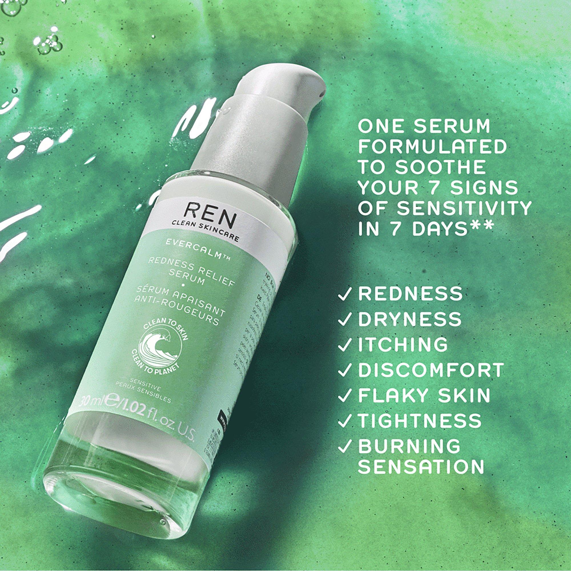 None - Ren - Clean Skincare Evercalm Redness Relief Serum 30ml - 4