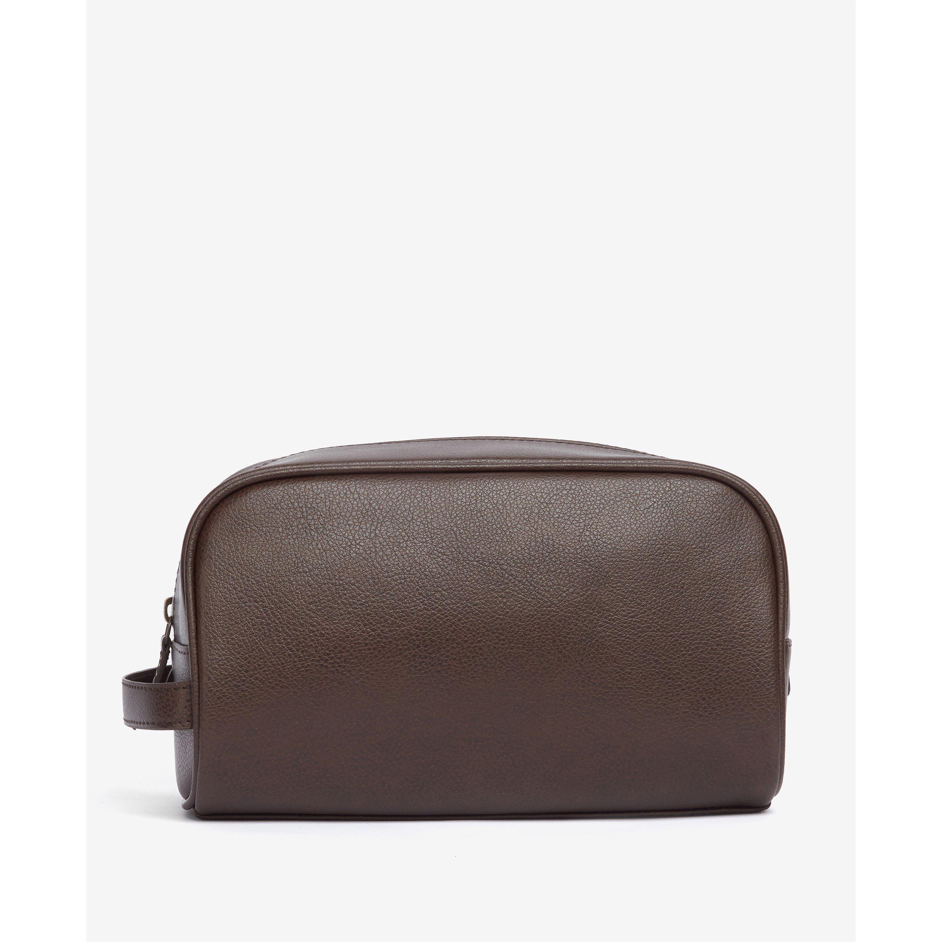 Brown BR71 - Barbour - Leather Washbag - 1