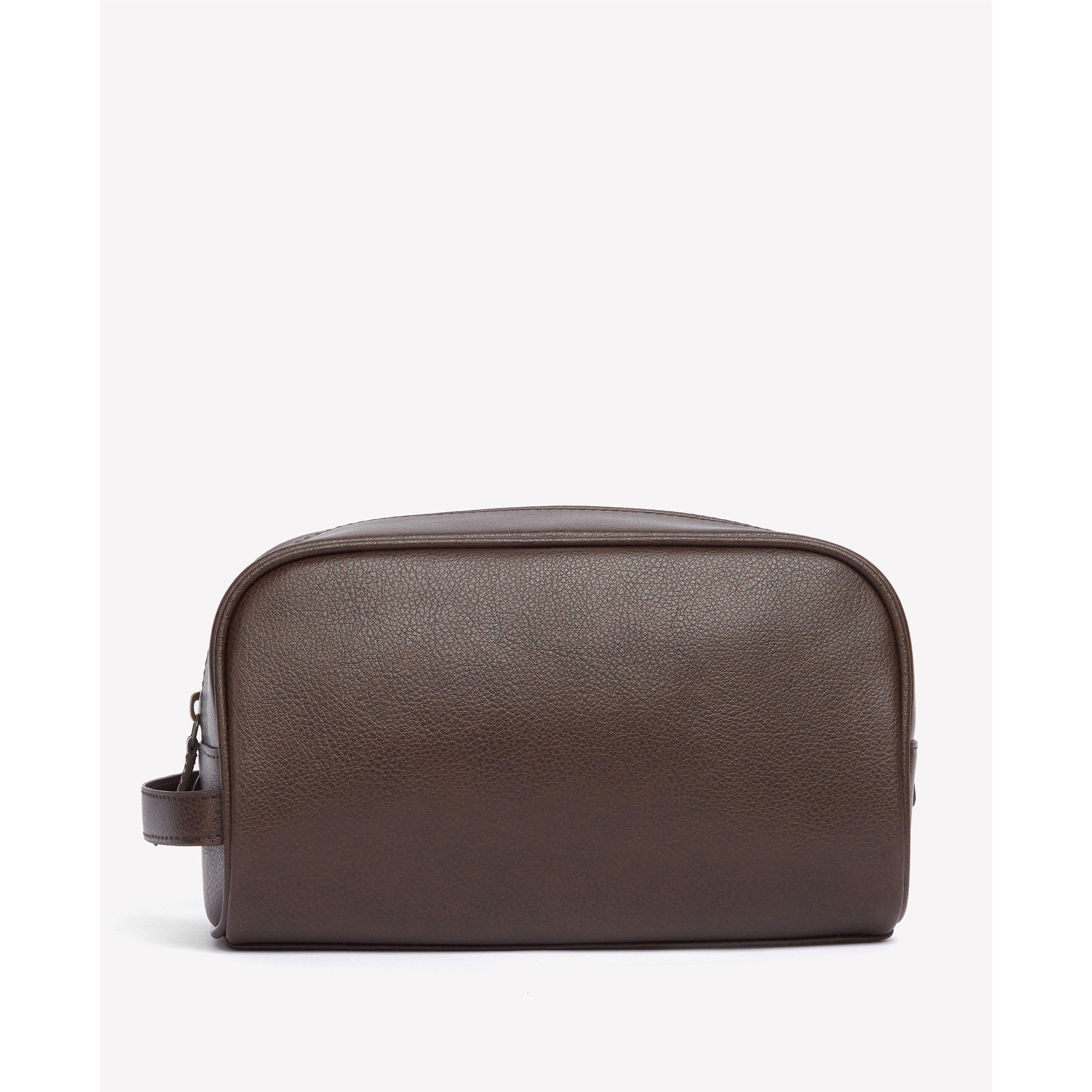 Brown BR71 - Barbour - Leather Washbag - 6