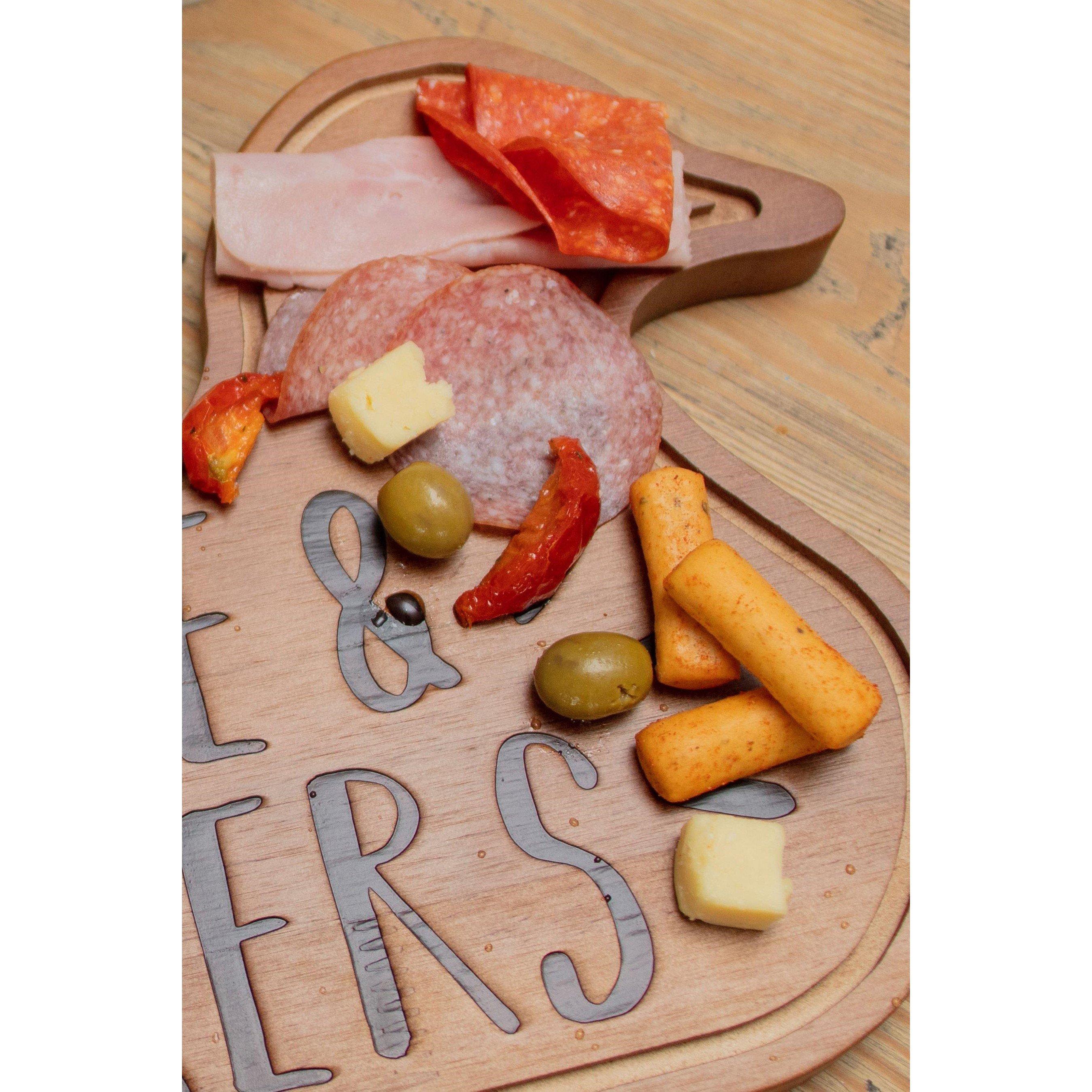 Nude - Boxer Gifts - Wooden Charcuterie Board - Cheese & Quackers - 2