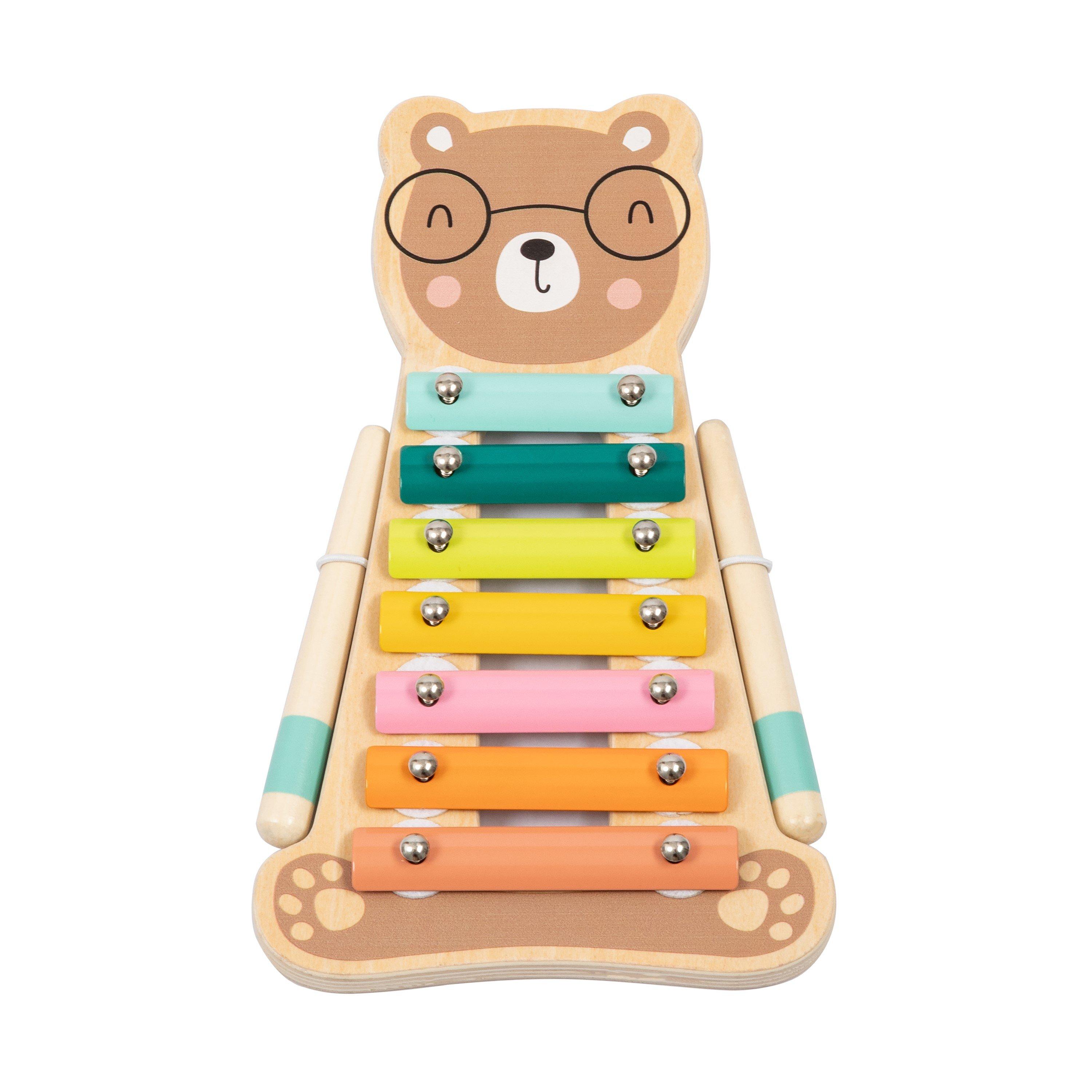 Multi - Tooky Toy - Wooden Bear Xylophone - 1