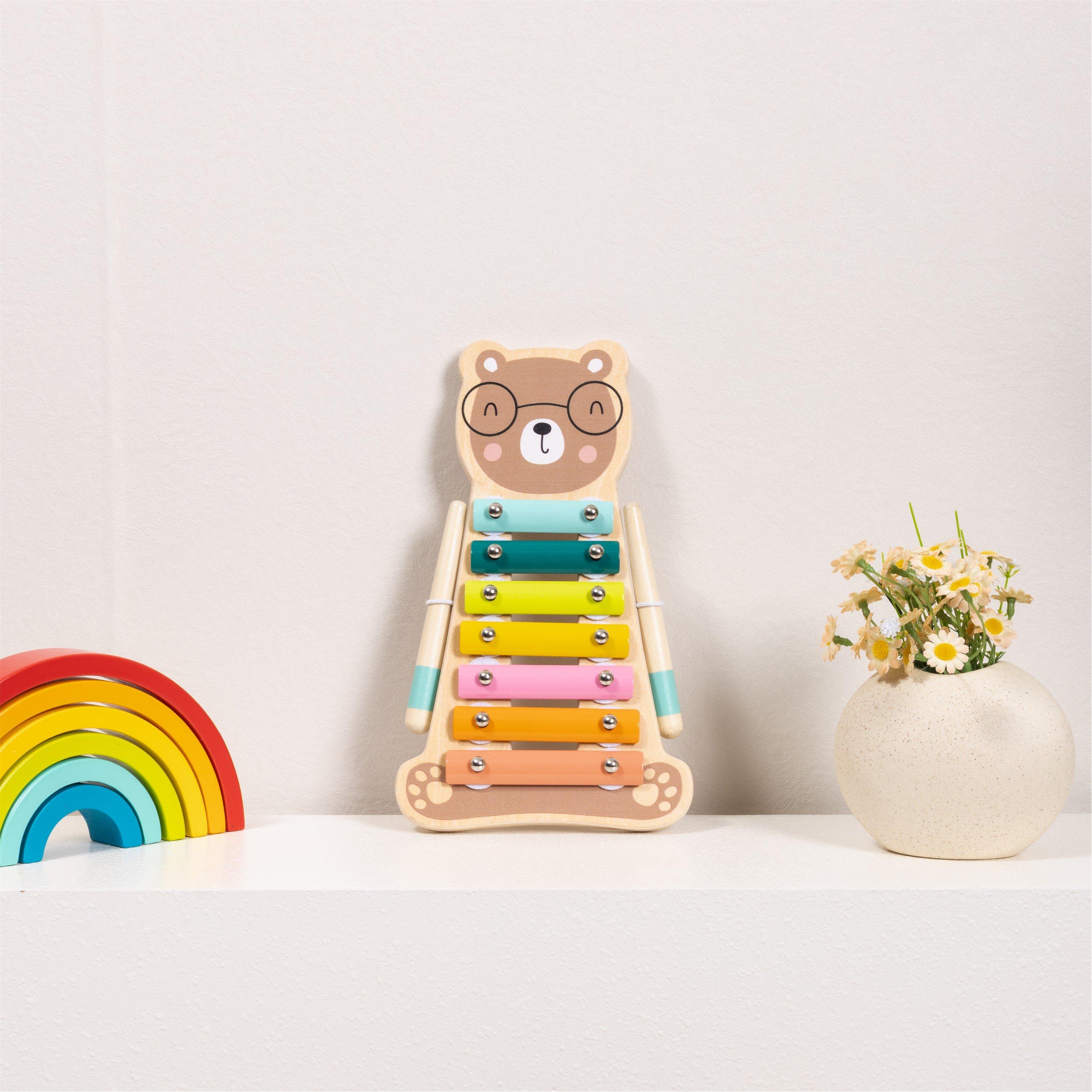 Multi - Tooky Toy - Wooden Bear Xylophone - 3