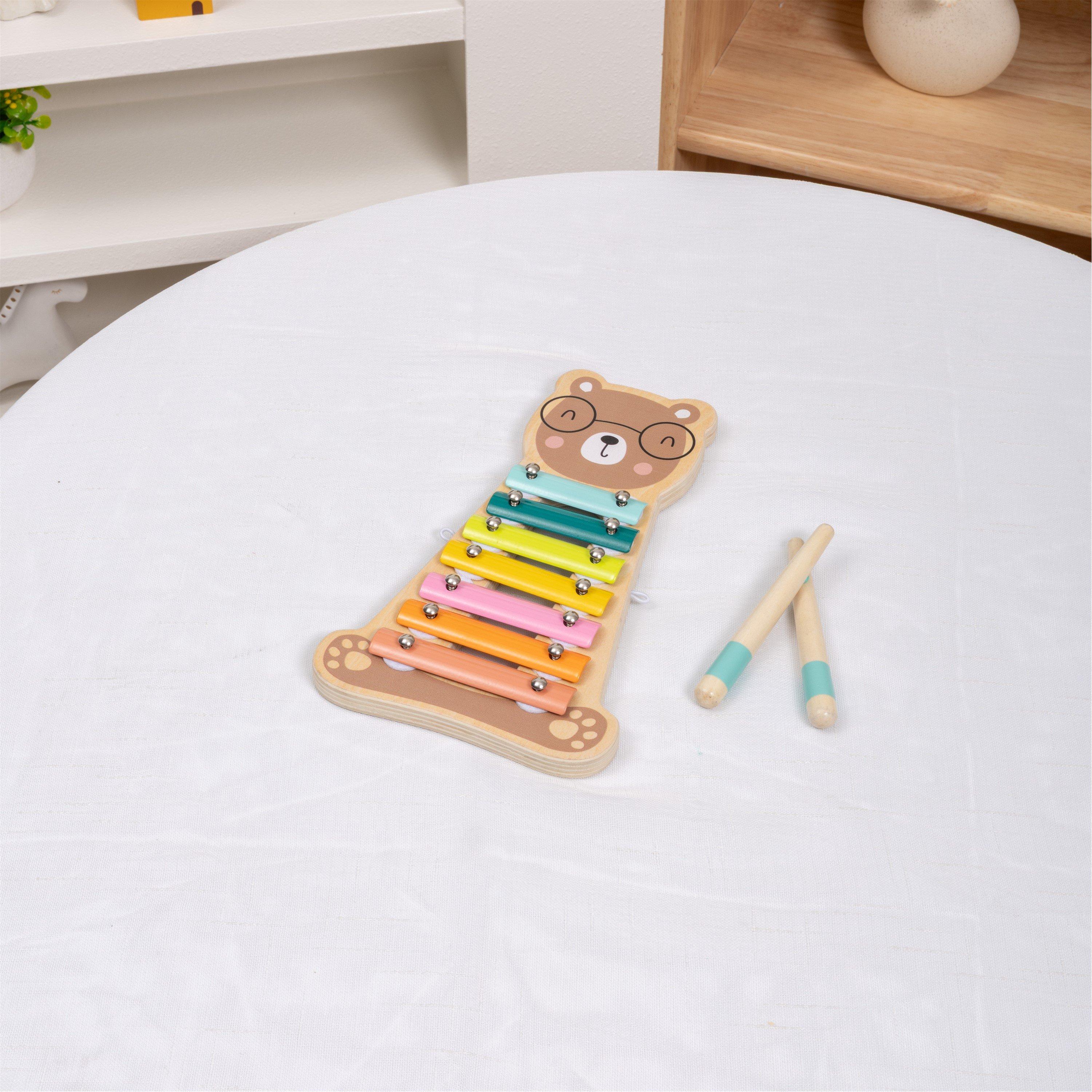 Multi - Tooky Toy - Wooden Bear Xylophone - 4