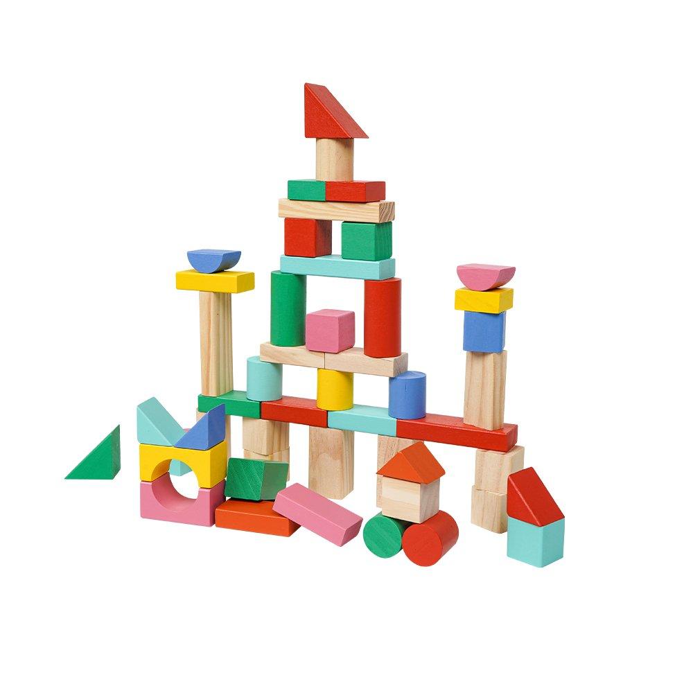 Multi - Tooky Toy - 80 Piece Block Set - 2