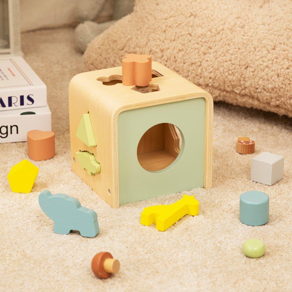 Multi - Tooky Toy - Wooden Shape Sorter - 2