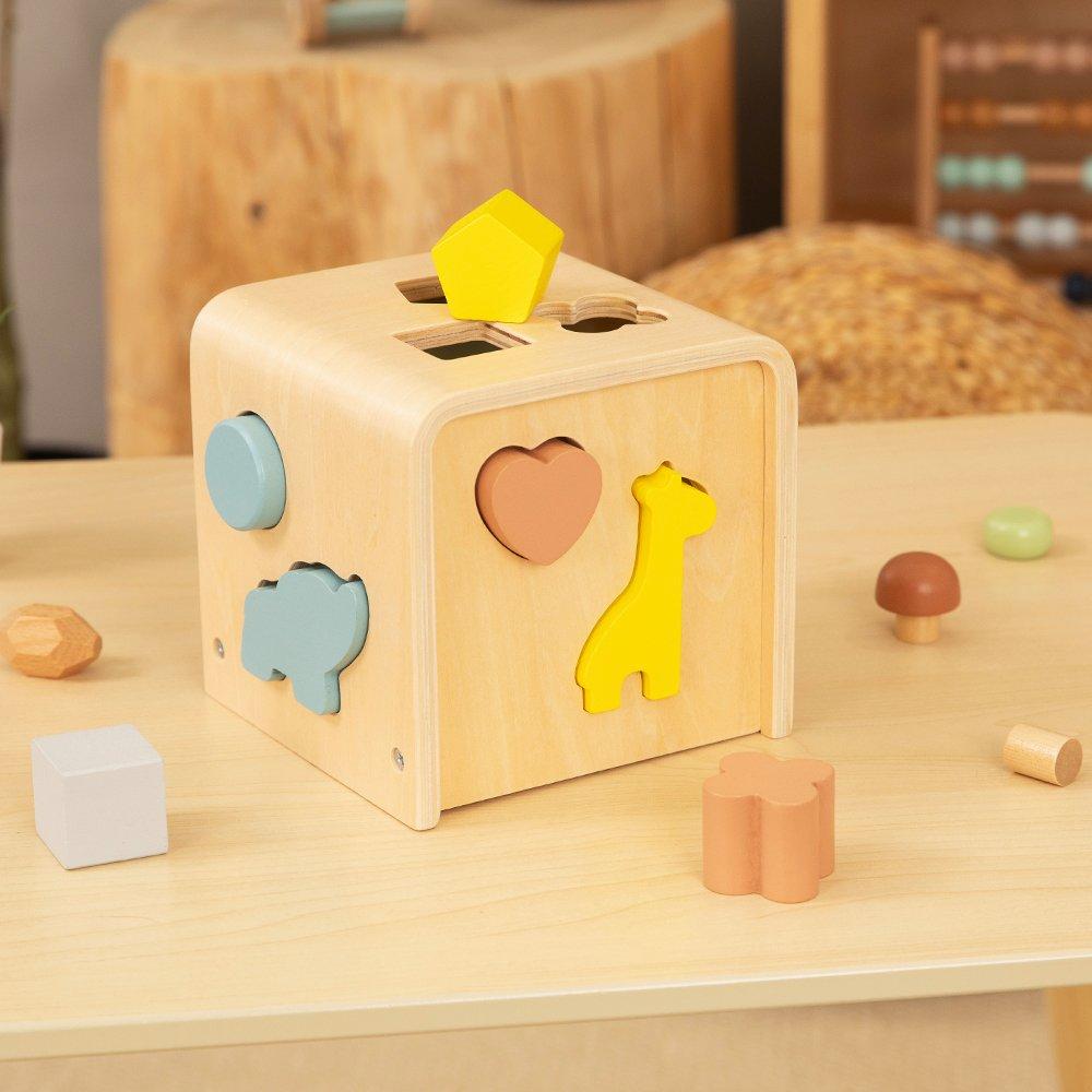 Multi - Tooky Toy - Wooden Shape Sorter - 3