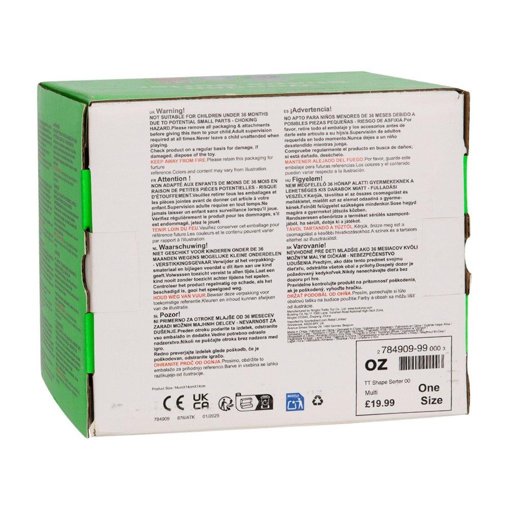 Multi - Tooky Toy - Wooden Shape Sorter - 6