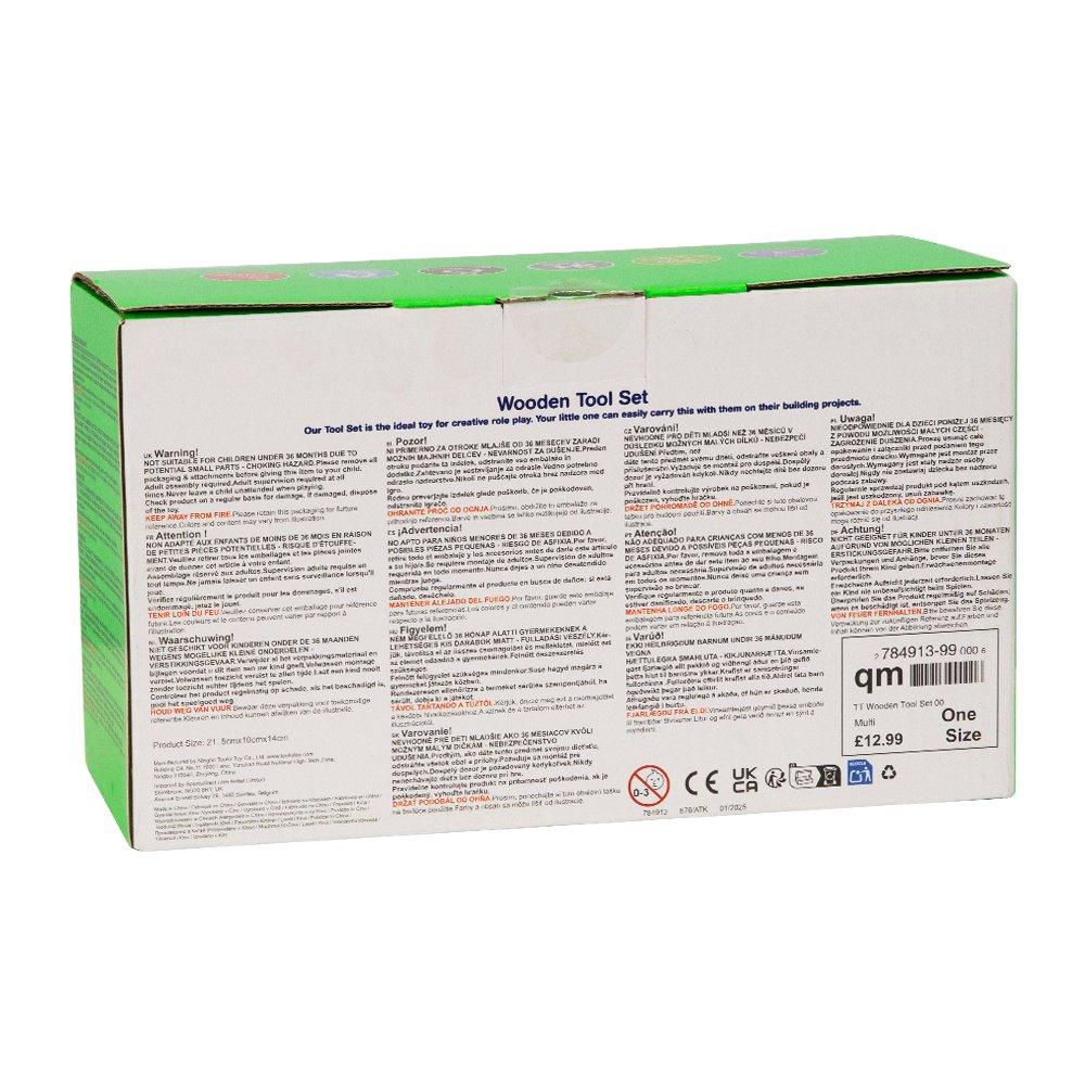 Multi - Tooky Toy - Wooden Tool Set - 6