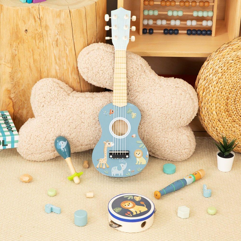 Multi - Tooky Toy - Wooden Jungle Musical Instrument Set - 1