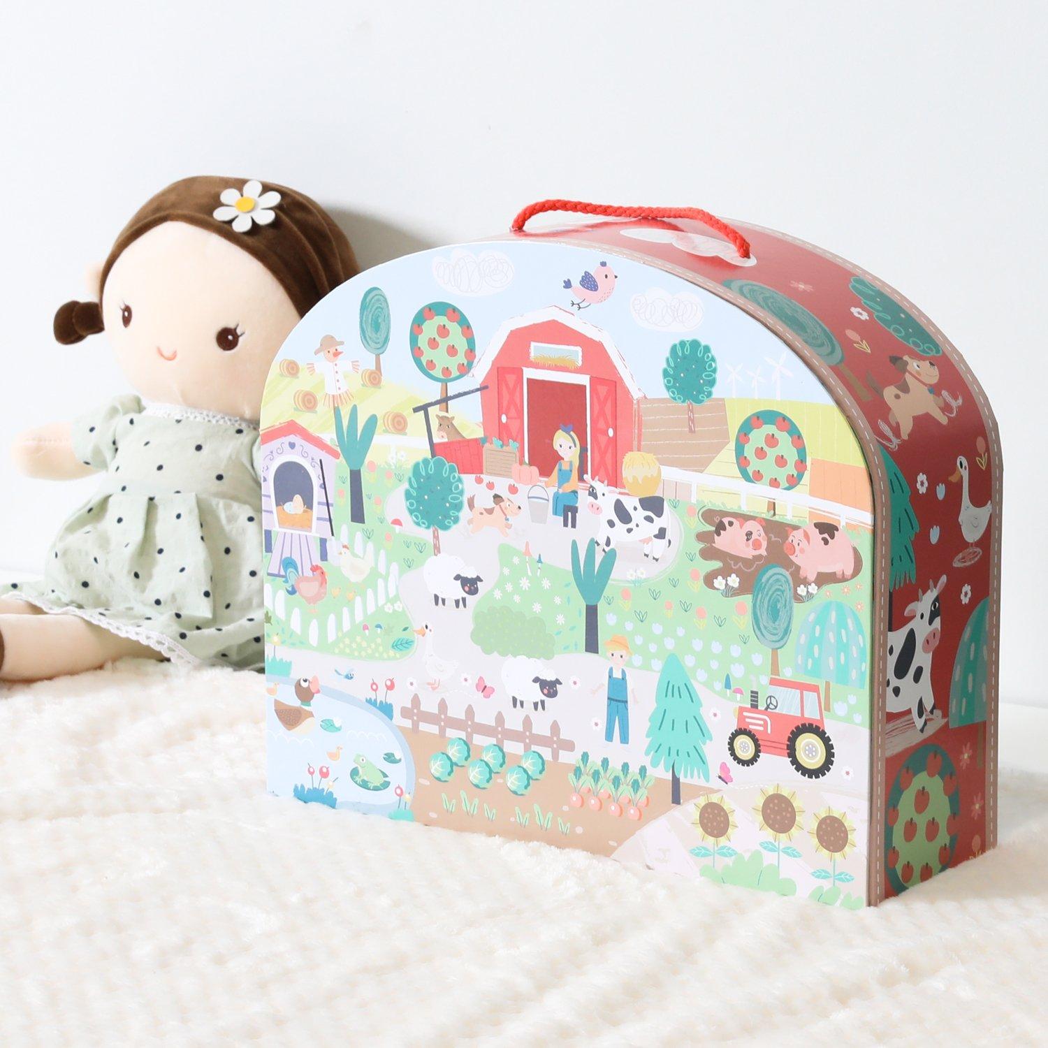 Multi - Tooky Toy - Wooden Carry Along Farm - 2