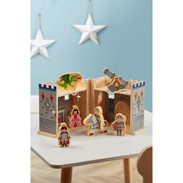 Toylife Unbranded Wooden Carry Along Castle
