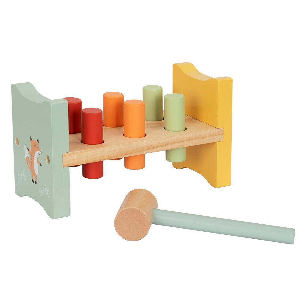 Multi - Tooky Toy - Wooden Pounding Bench - 1