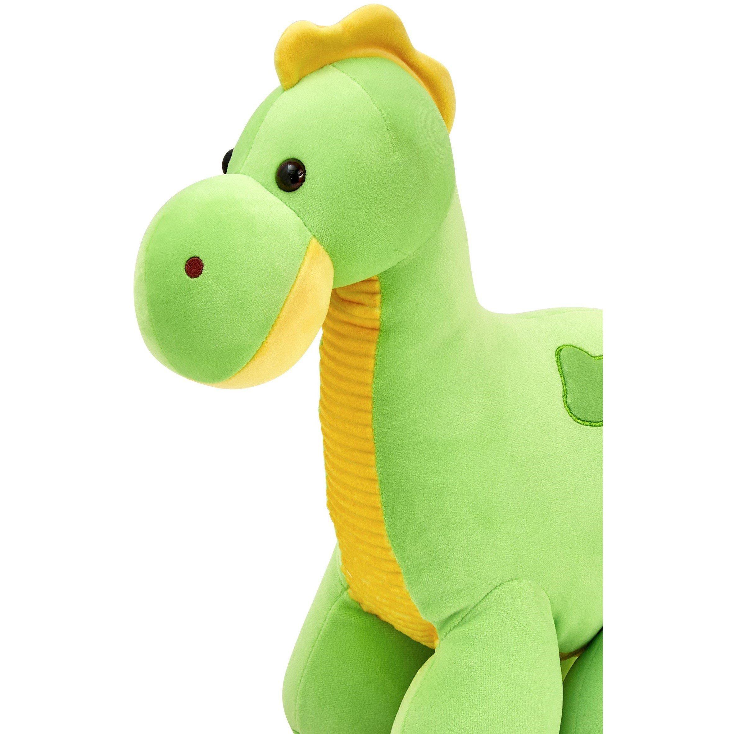 Green - Toylife - Dippy the Dinosaur Squish Plush - 3