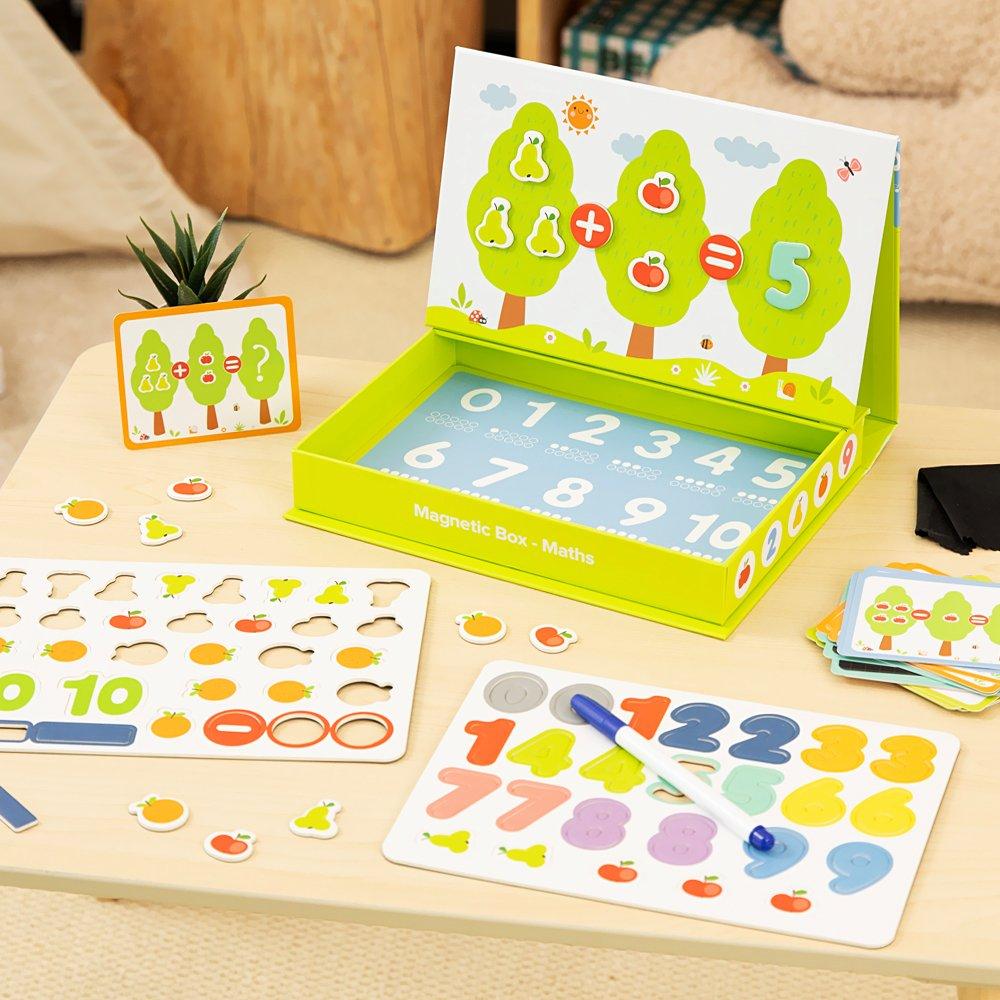 Multi - Tooky Toy - Magnetic Maths Box - 1