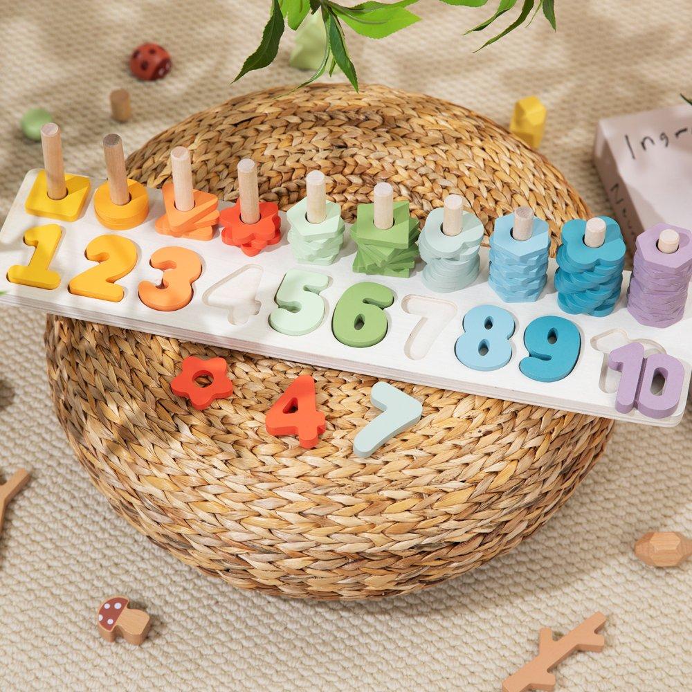 Multi - Tooky Toy - Count and Stack - 3